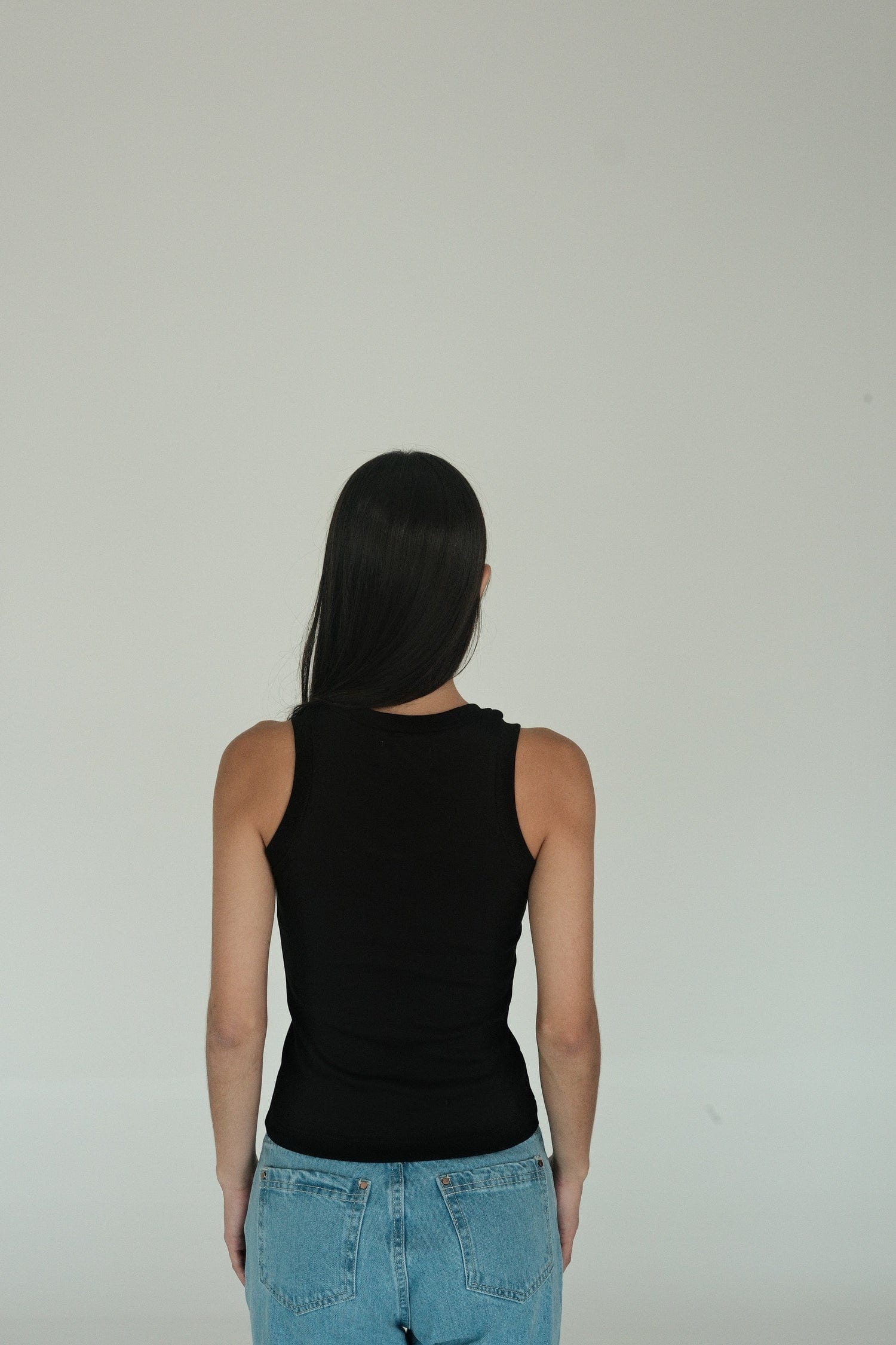 Palm Tank Top (Black) - imagen 4