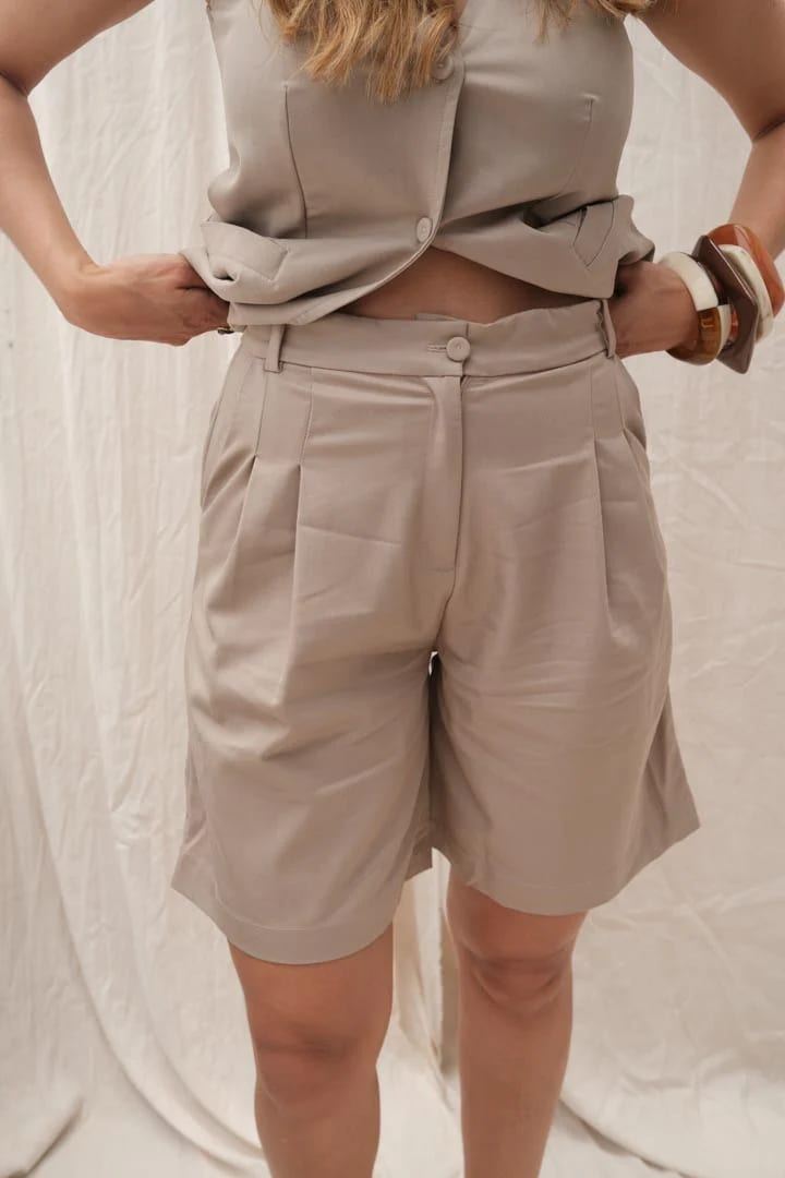 Bermuda Cleotilde Taupe - imagen 2