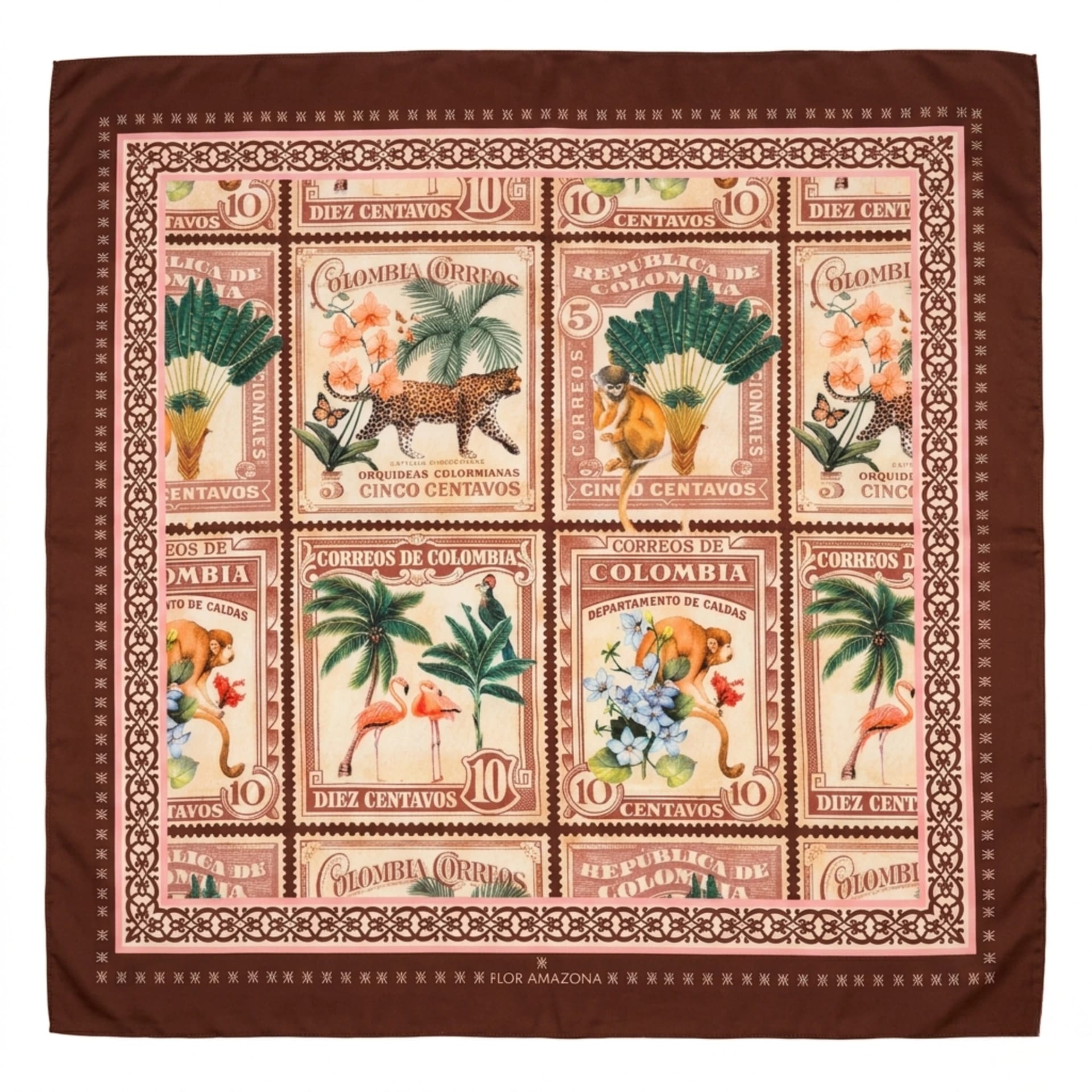 PAÑOLETA BURGUNDY STAMP - imagen 4