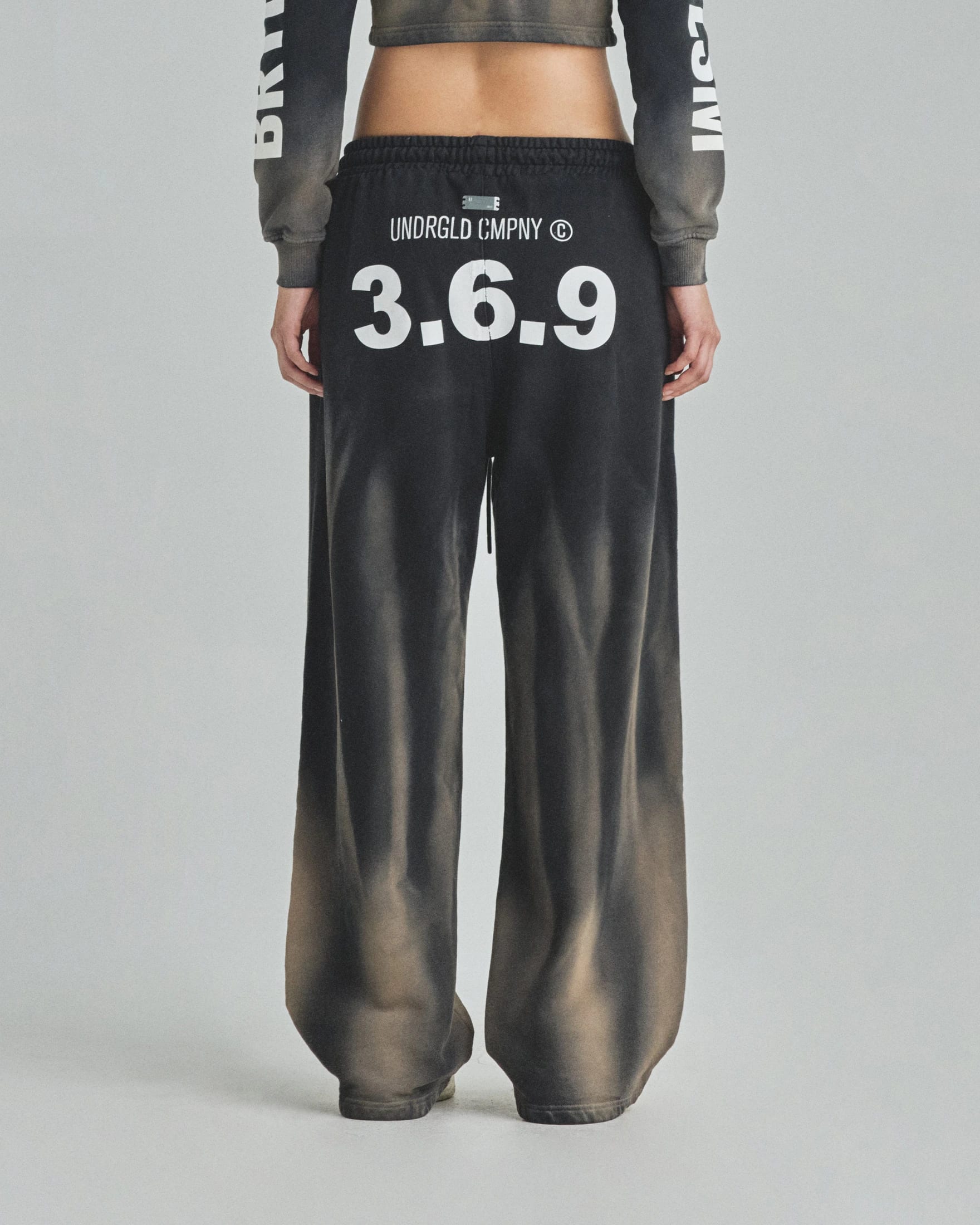 Spring Pray 4 Love Straight Pants Sandblast Gray Flame - imagen 8