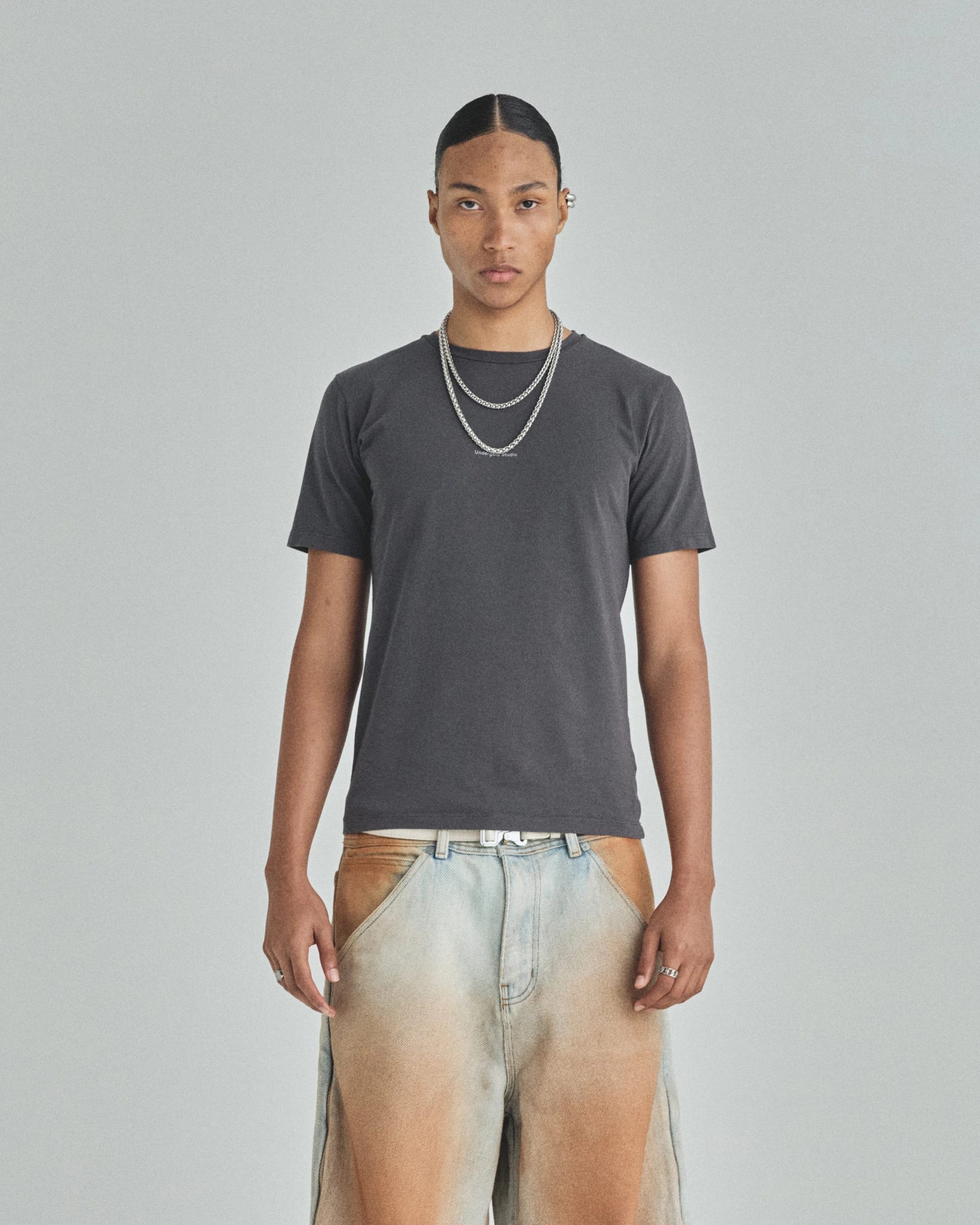Basics Undergold Studio Ultra Slim Fit Tshirt Vintage Gray - imagen 2
