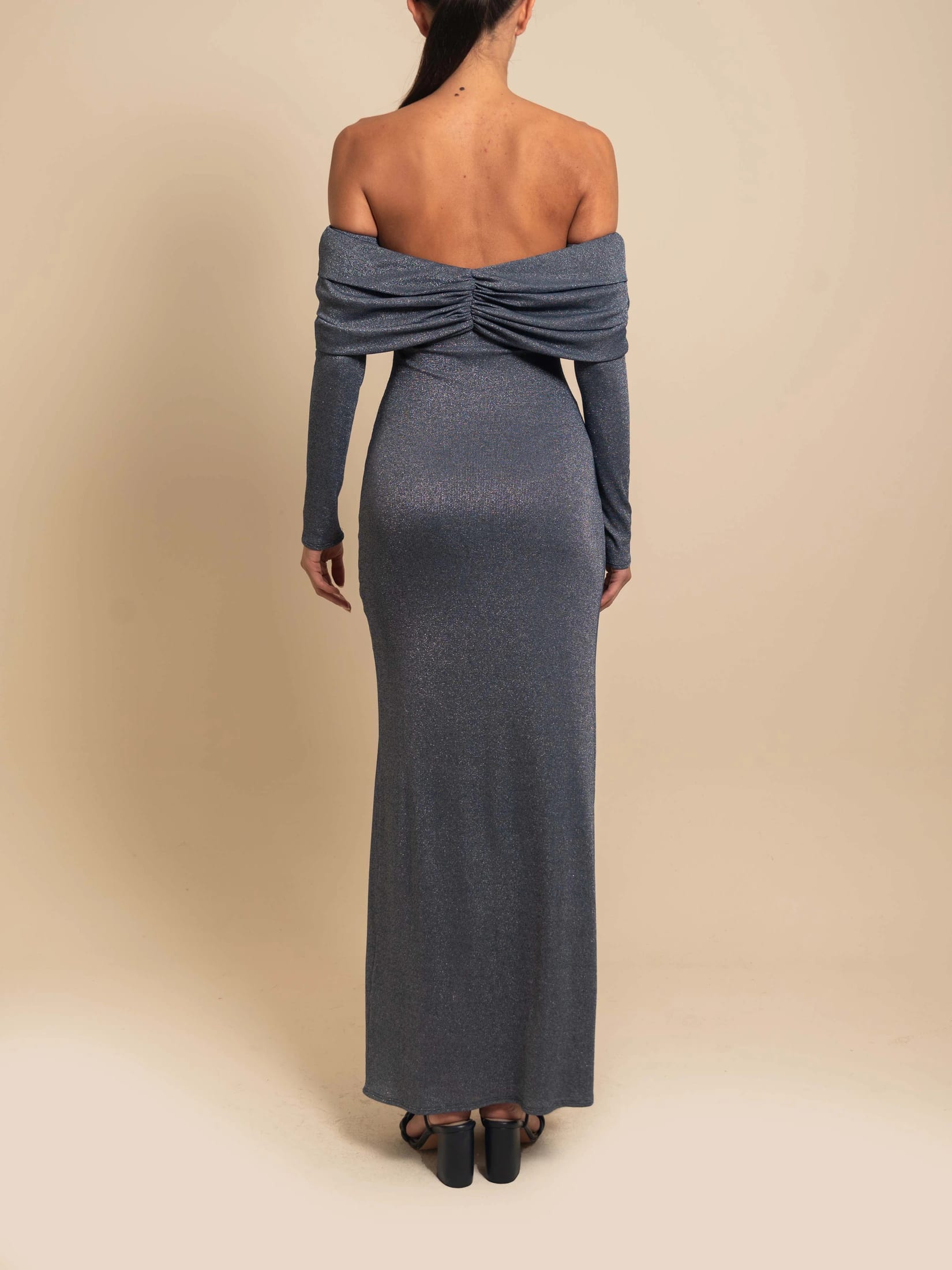 DAISY GOWN SILVER BLUE - imagen 4