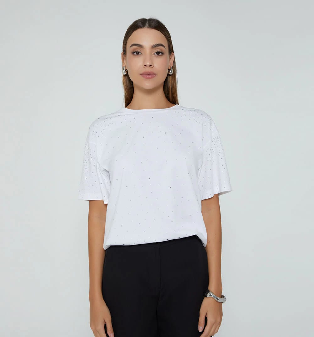 Camiseta con brillo - imagen 2
