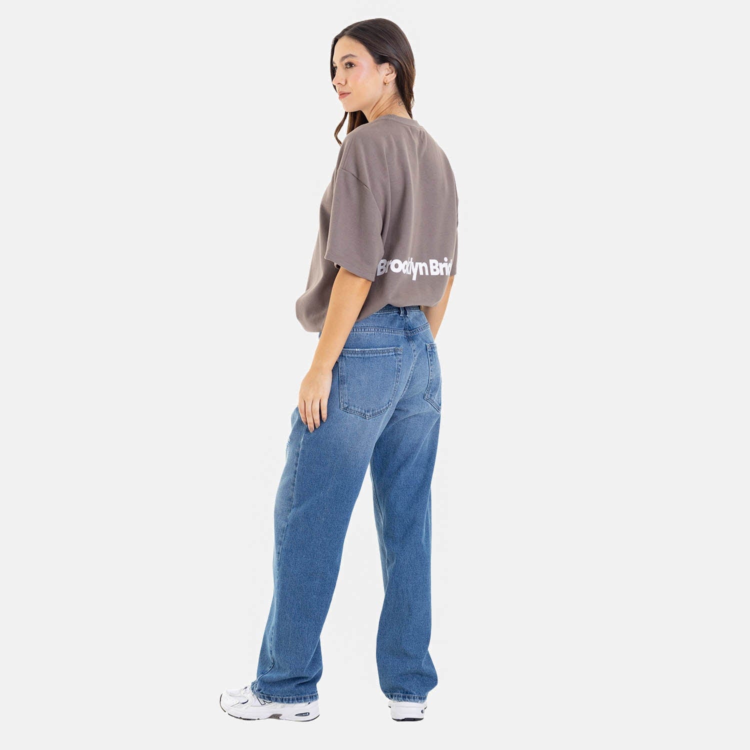 Clean Relaxed Fit Jeans Mid Blue - imagen 12