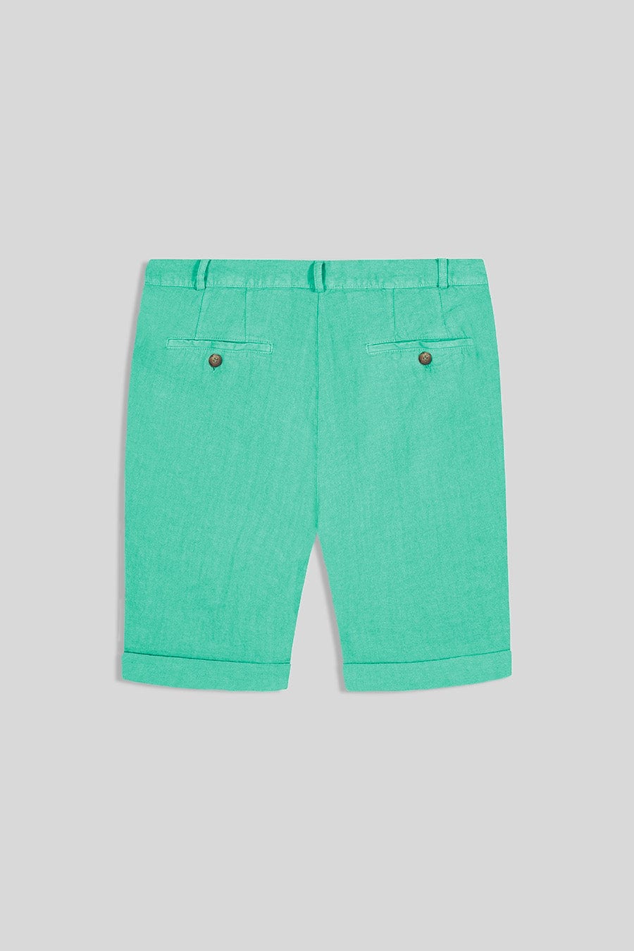 Men's linen bermuda light blue - imagen 3