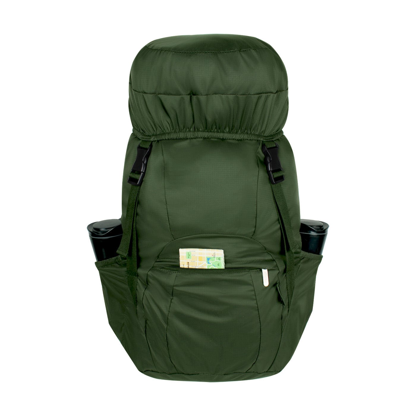 Morral Viajero XL Plegable Citybags Light verde militar - imagen 3