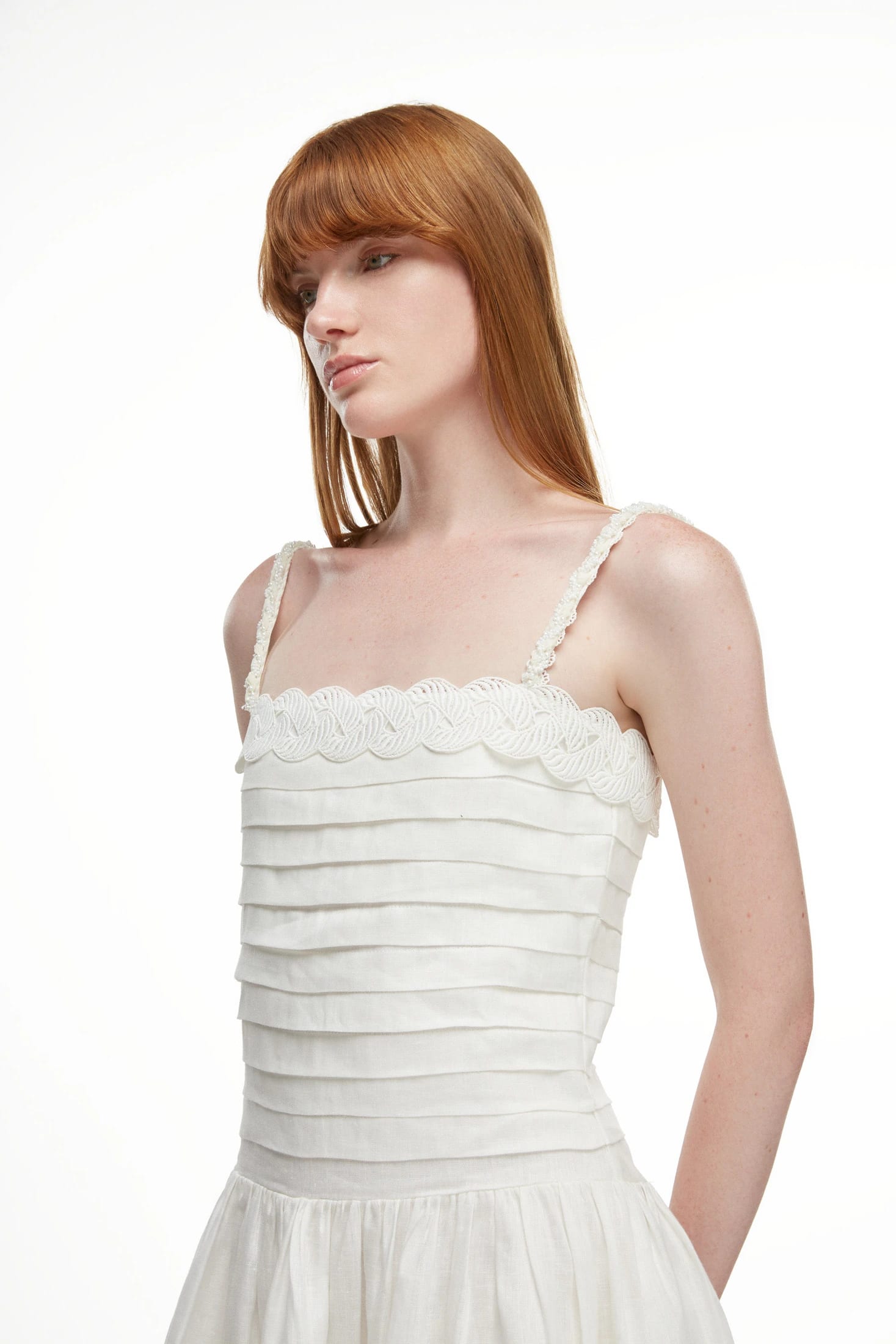 CLARA MINI DRESS WHITE - imagen 3