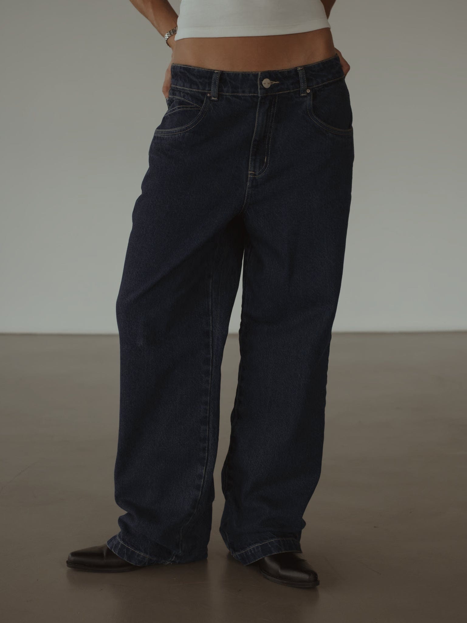 CAMPUS STRAIGHT JEAN - RAW DENIM - imagen 1