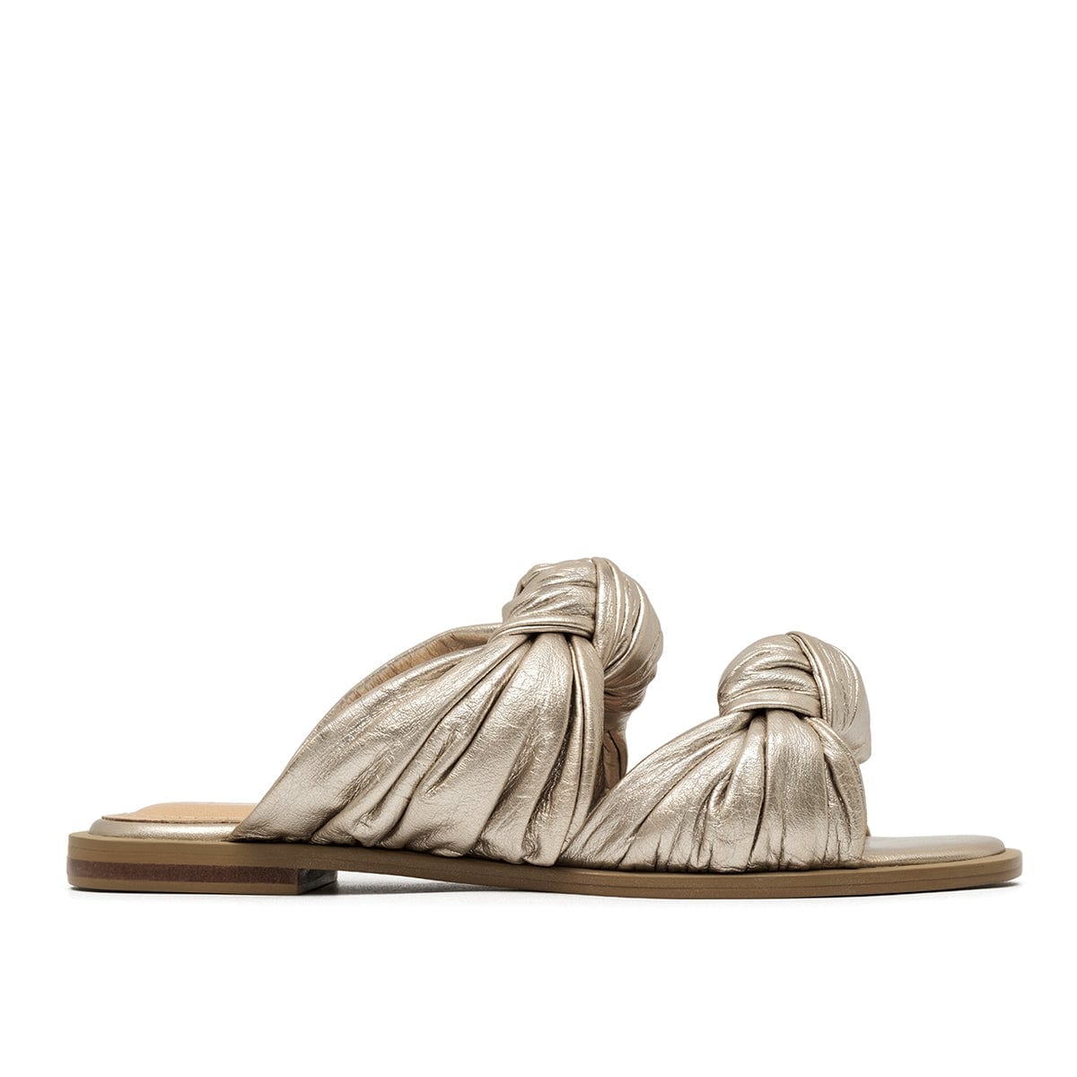 CLARICE GOLD SANDALS - imagen 1