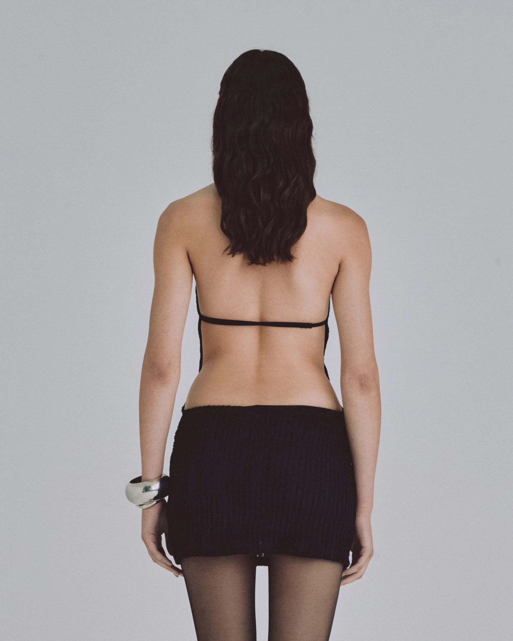 Basics Transparent Dress Black - imagen 7