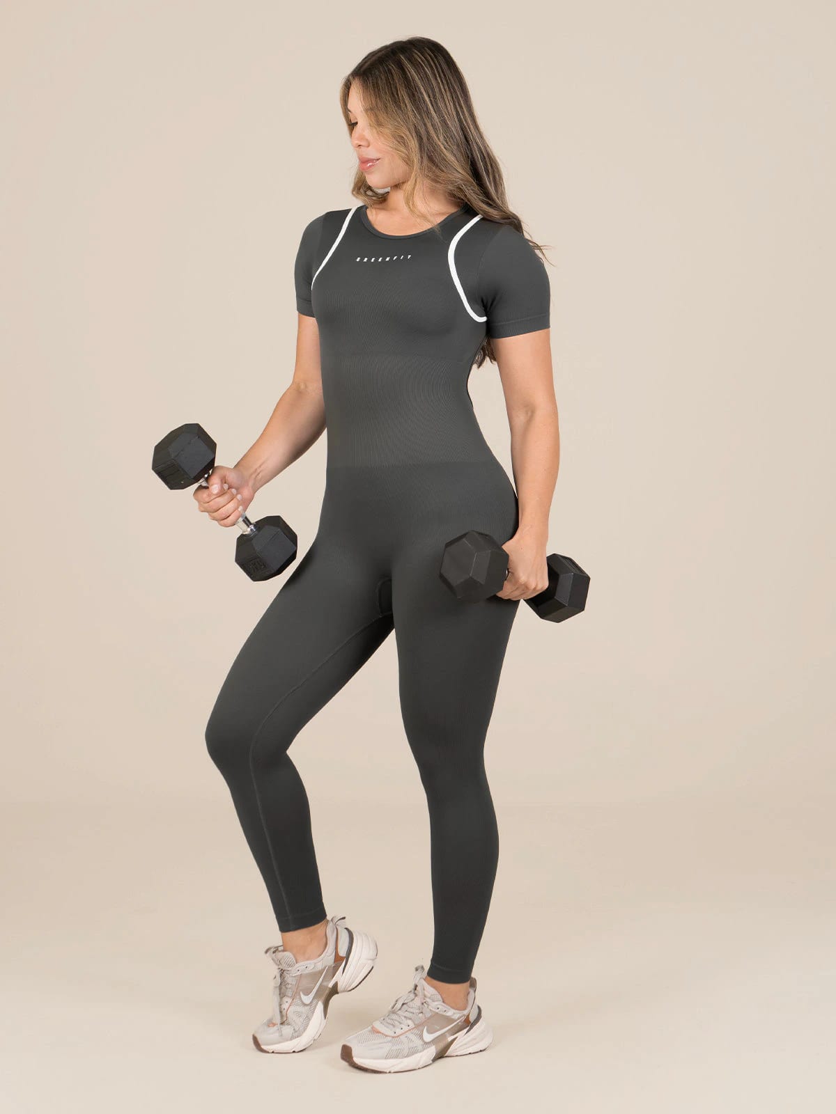 Vogue enterizo seamless gris - imagen 5