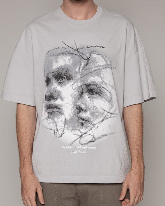 Oversized The Art Rostro-Gris/Claro - imagen 3