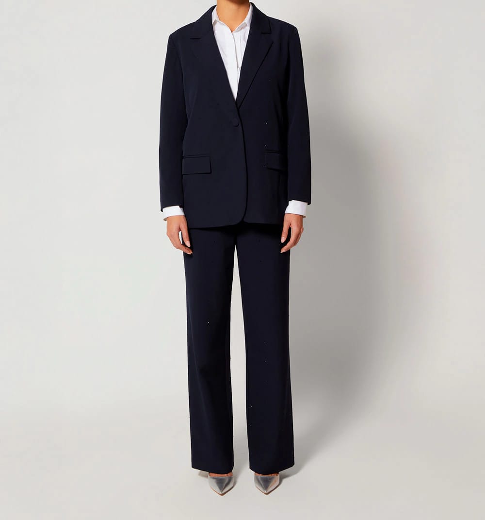 Blazer clasico con apliques hotfix - imagen 1