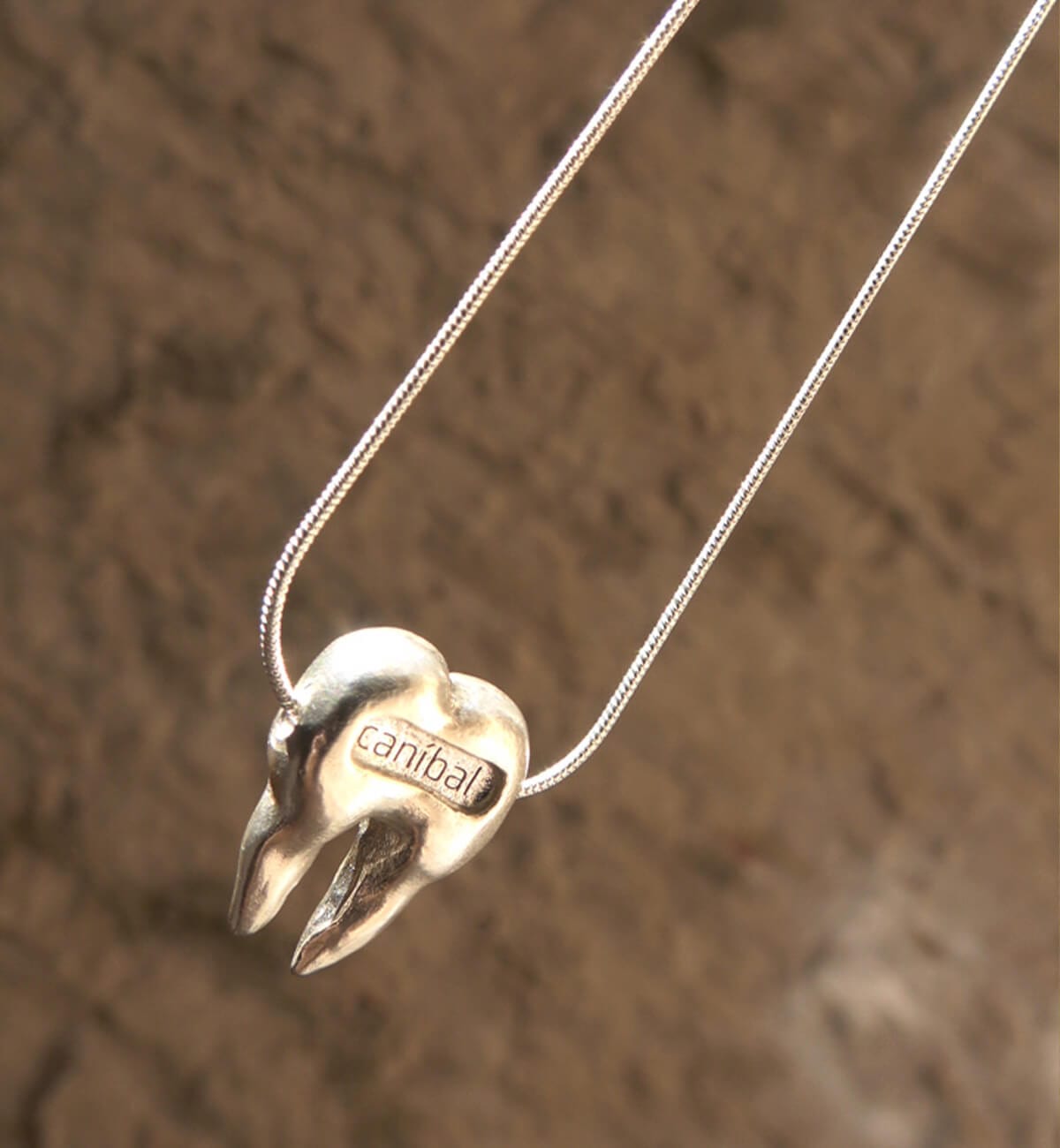 ✴︎ Dije Molar + Cadena 🩸 Cc: caníbal ft. Exuvia ✴︎ En Plata ✴︎ - imagen 1