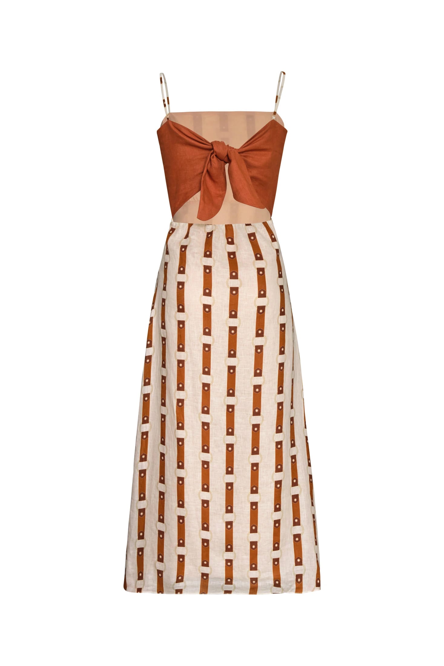 Nativa Linen Midi Dress / Horse Reins - imagen 6