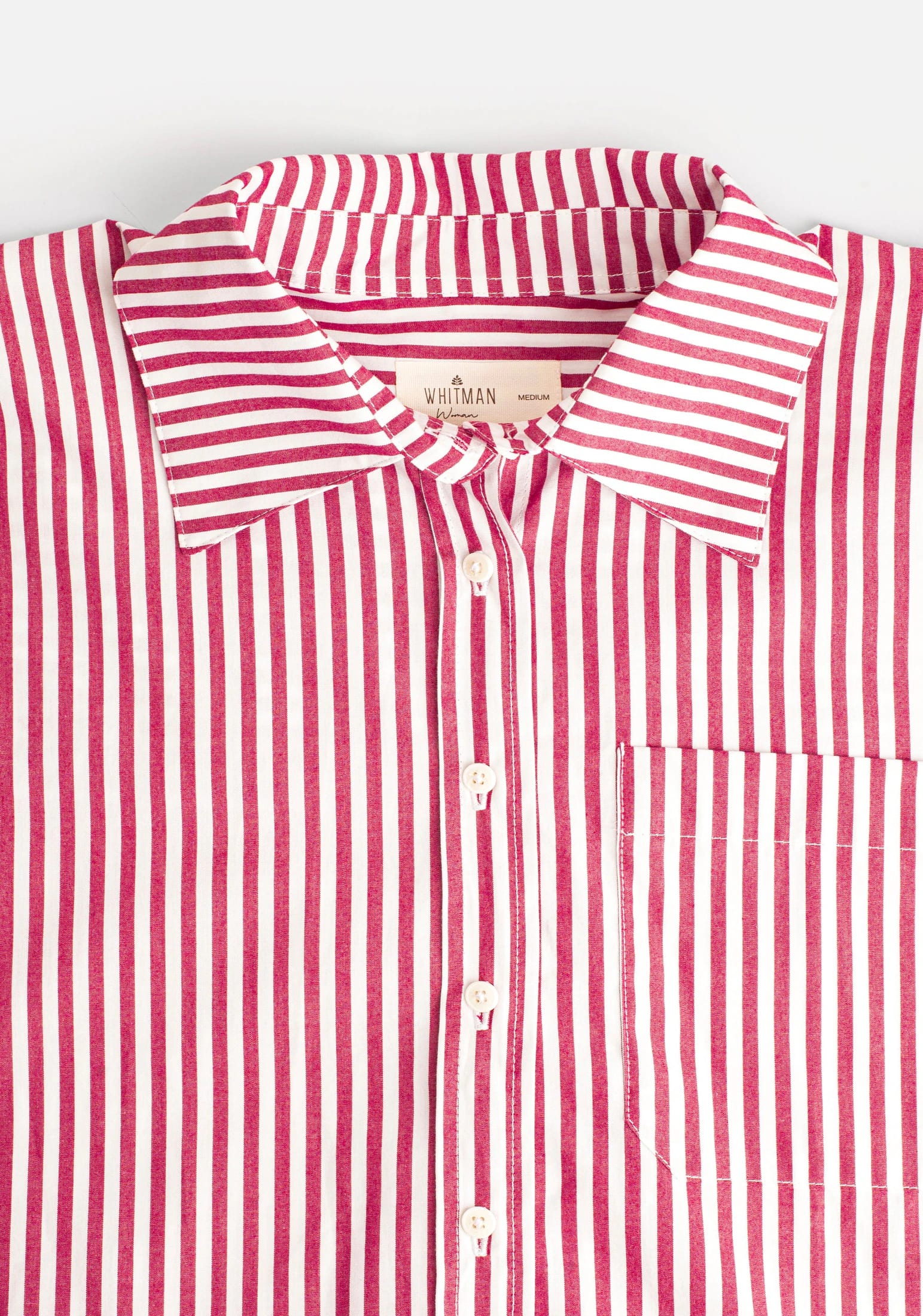 Camisa M Antonella Rayas Cereza - imagen 2