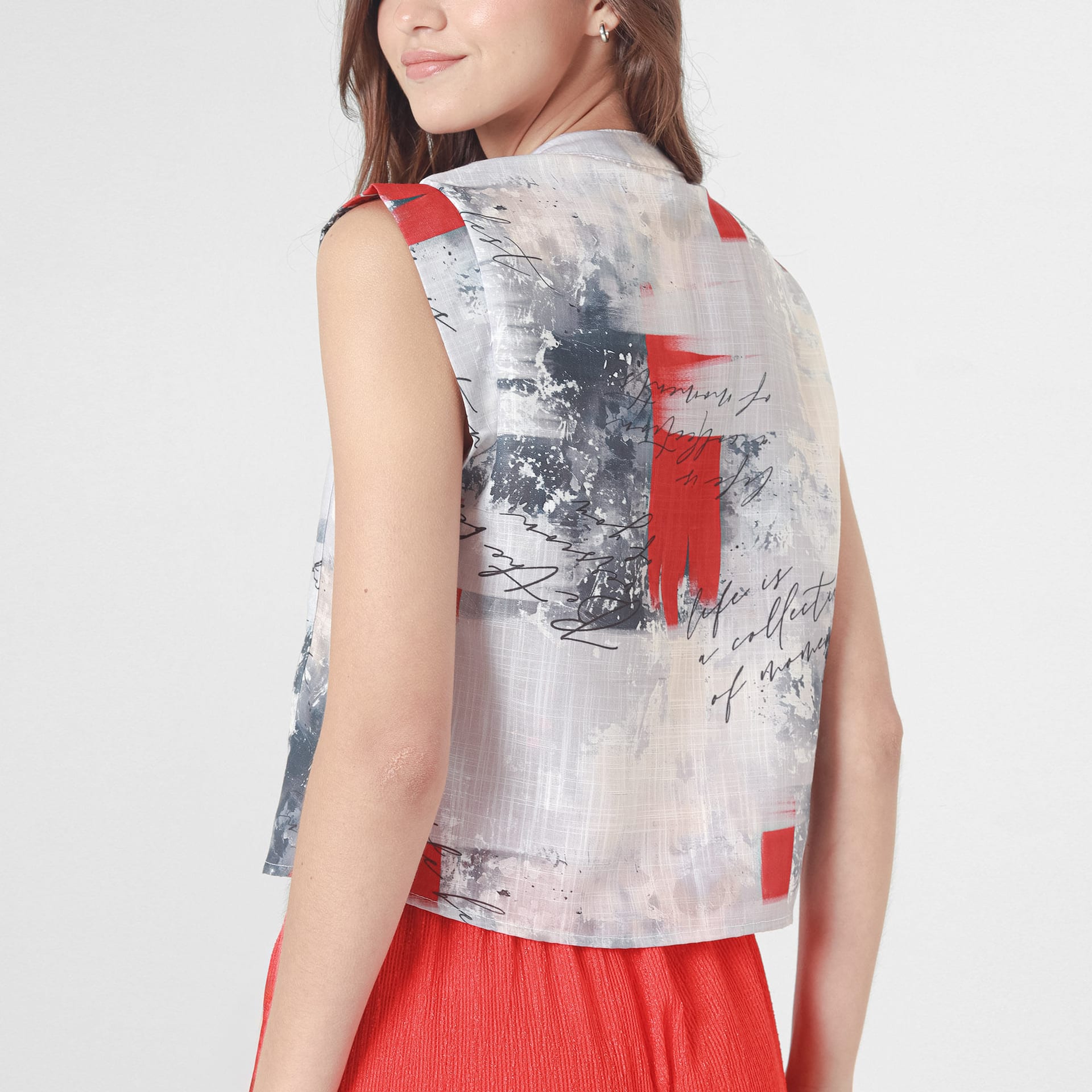 Blusa Cuello Neru Manga Sisa - imagen 5