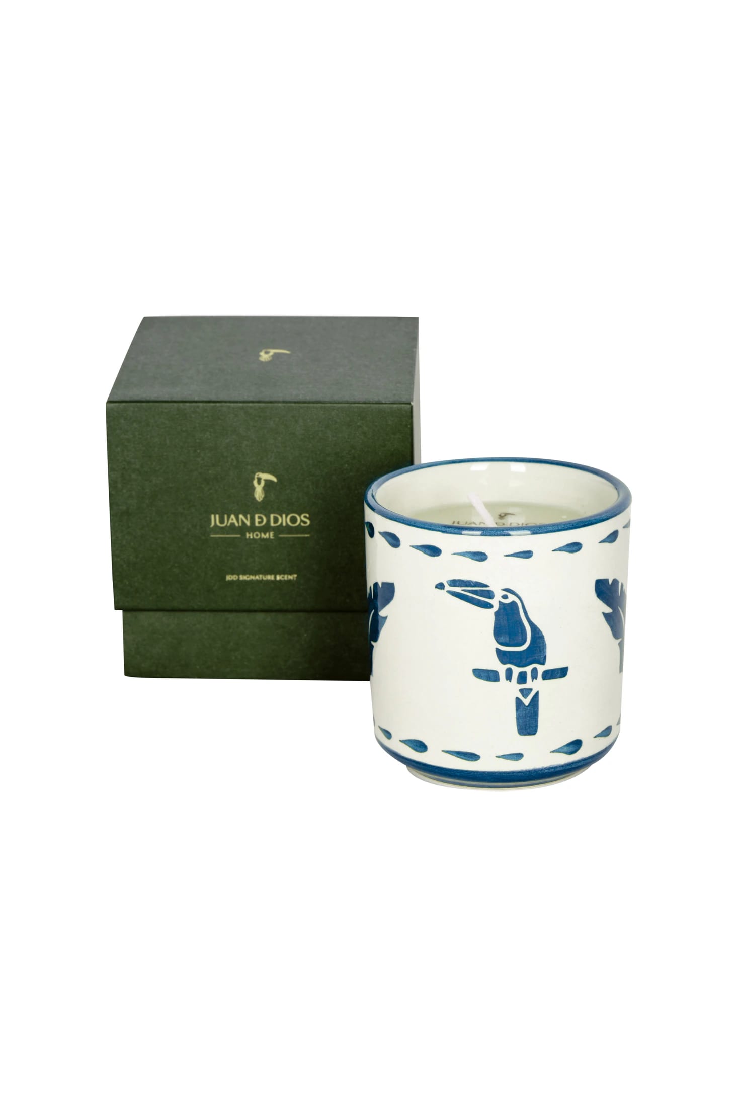JDD Ceramic Candle / Blue Tucan - imagen 1
