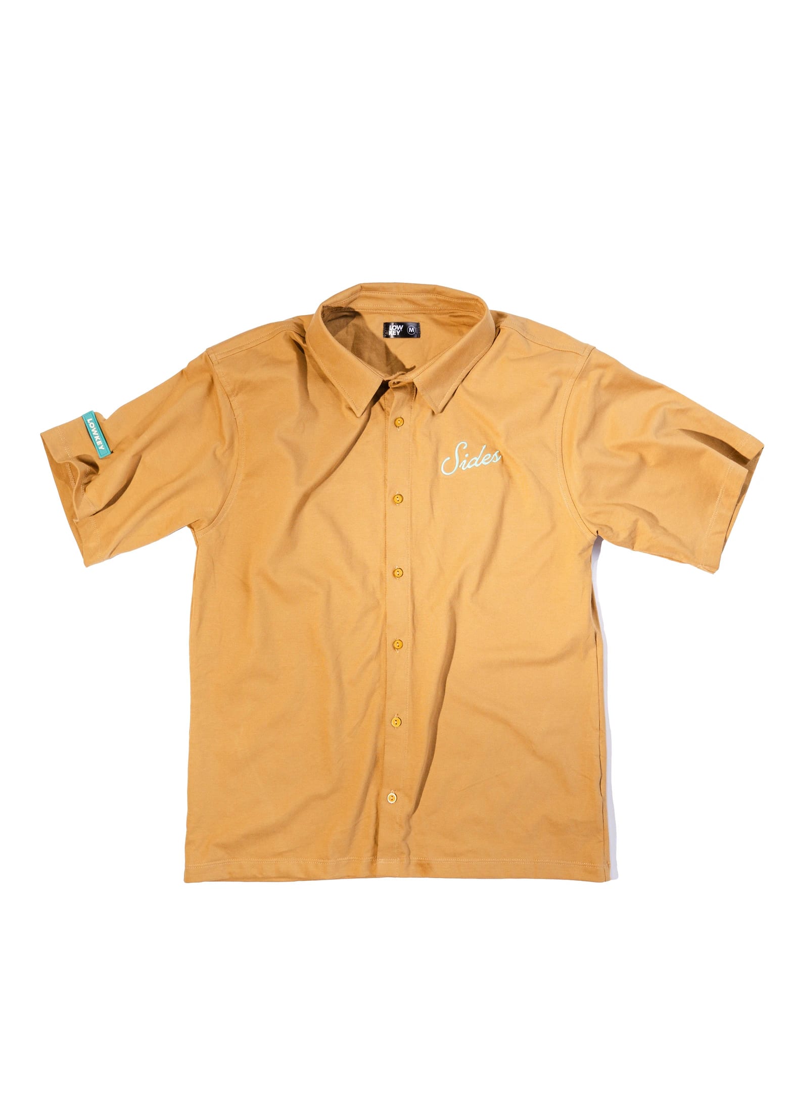 CAMISA CAFÉ MANGA CORTA - SIDES - imagen 1