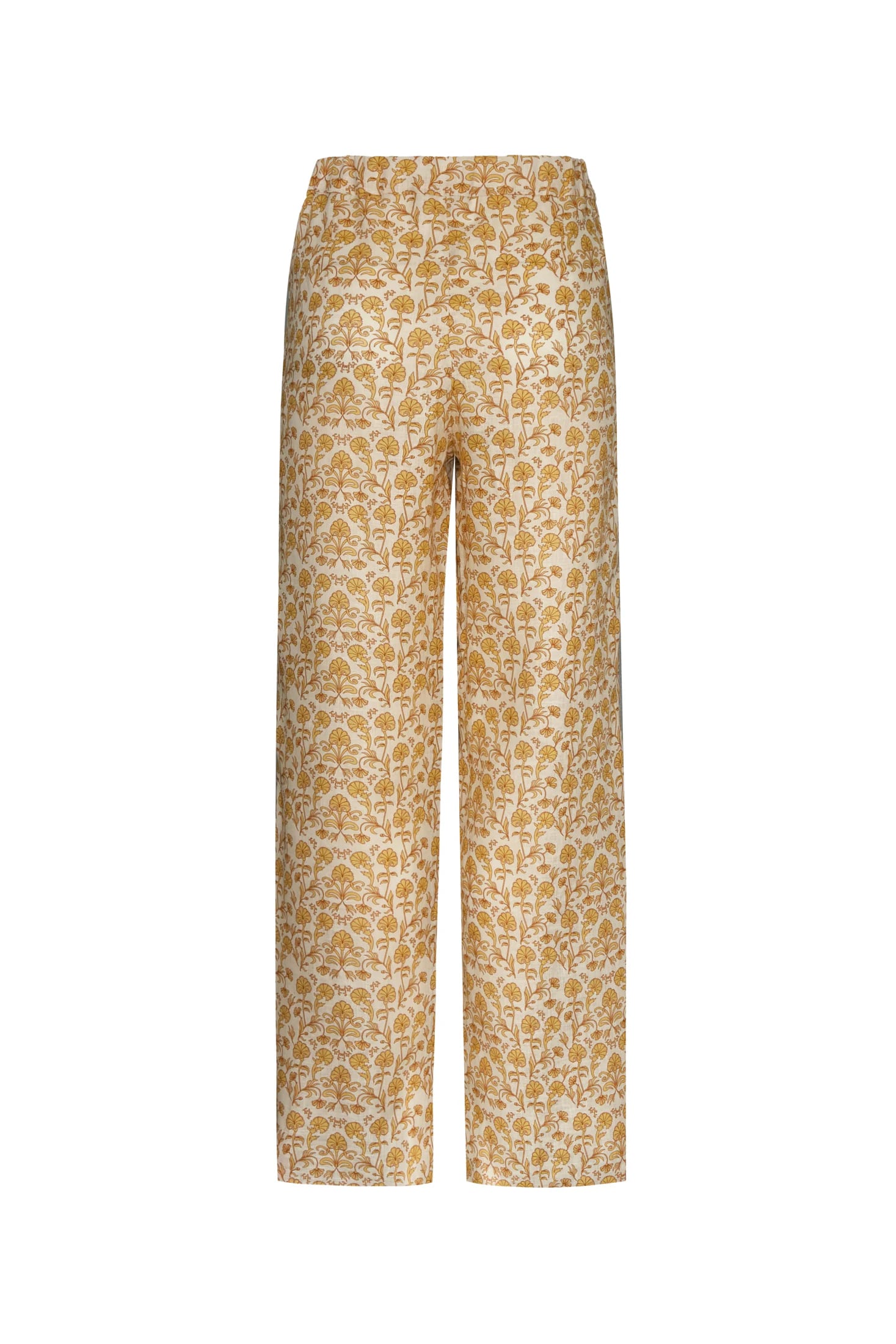 San Benito Linen Pants / Yellow Flowers - imagen 9
