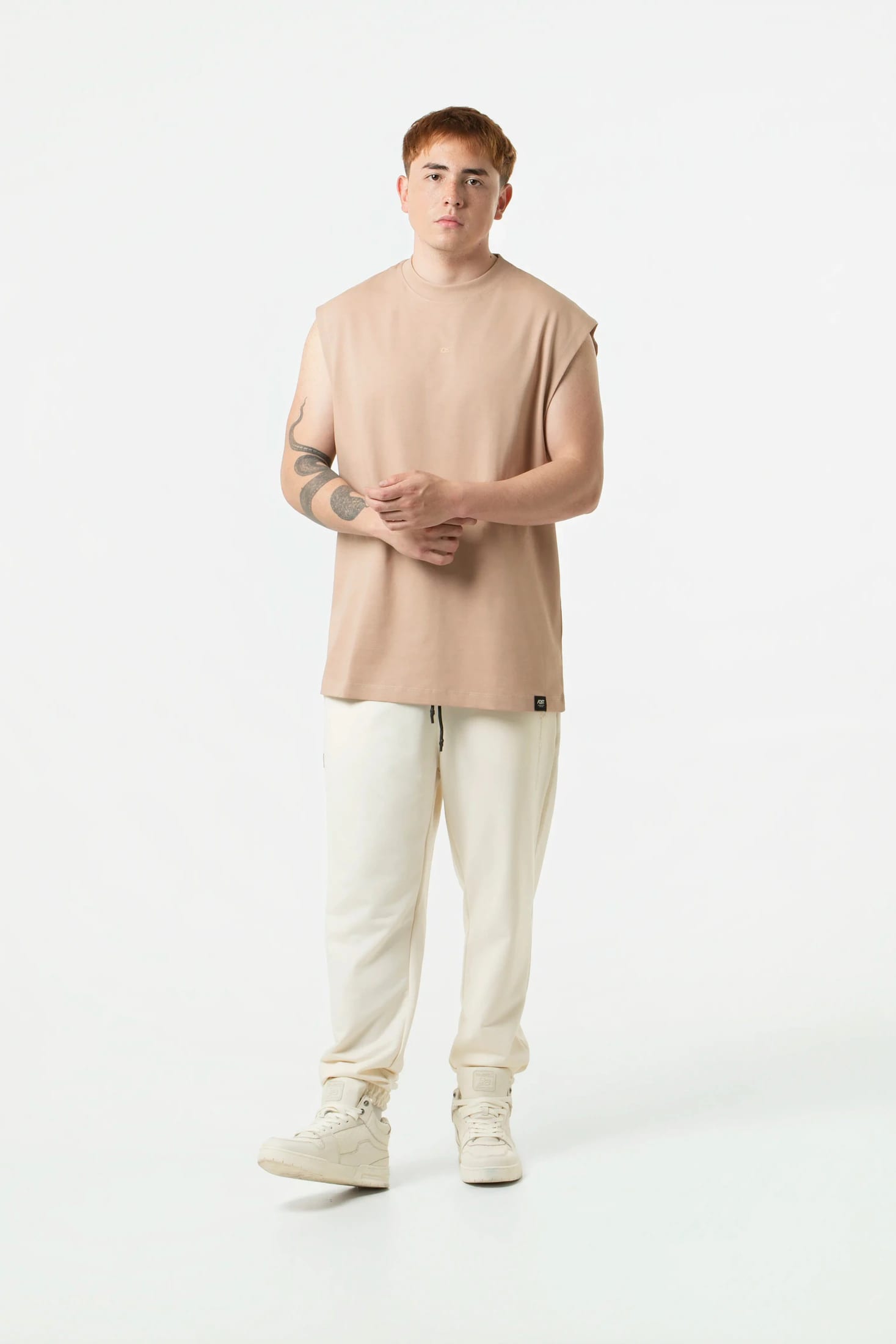 PANTALON JOGG COLOR IVORY - imagen 5