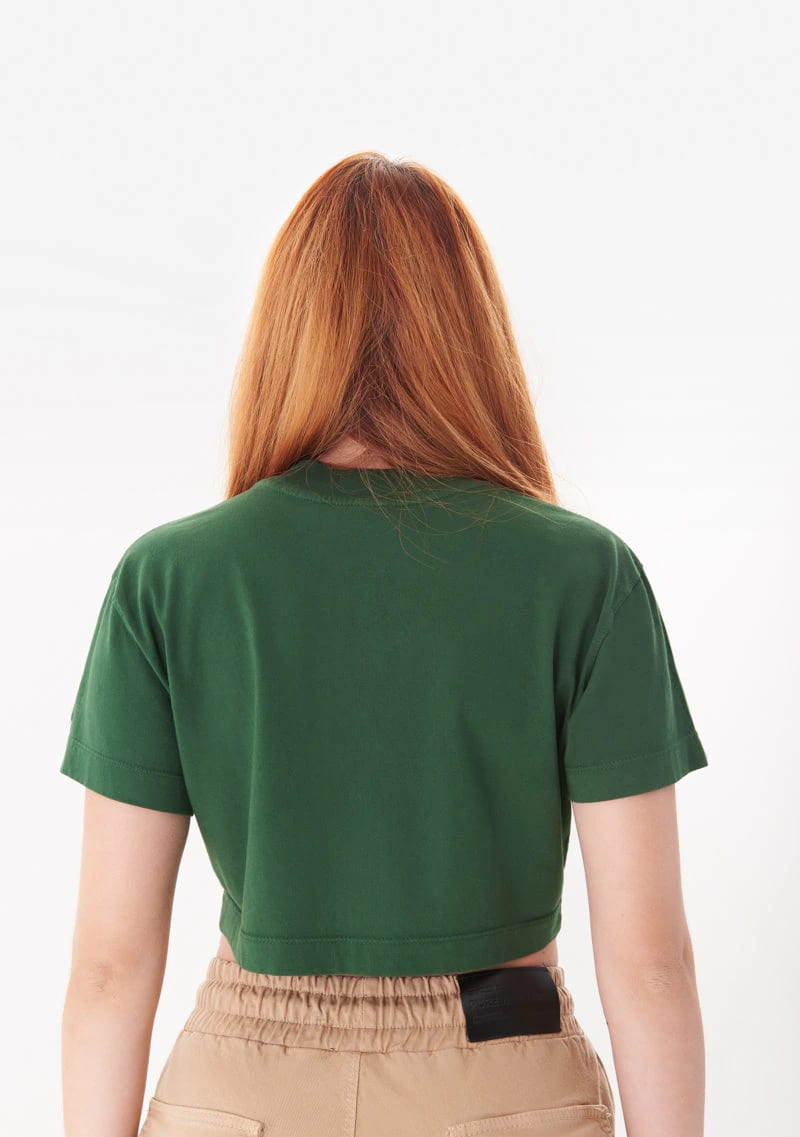College Green Crop top - imagen 4