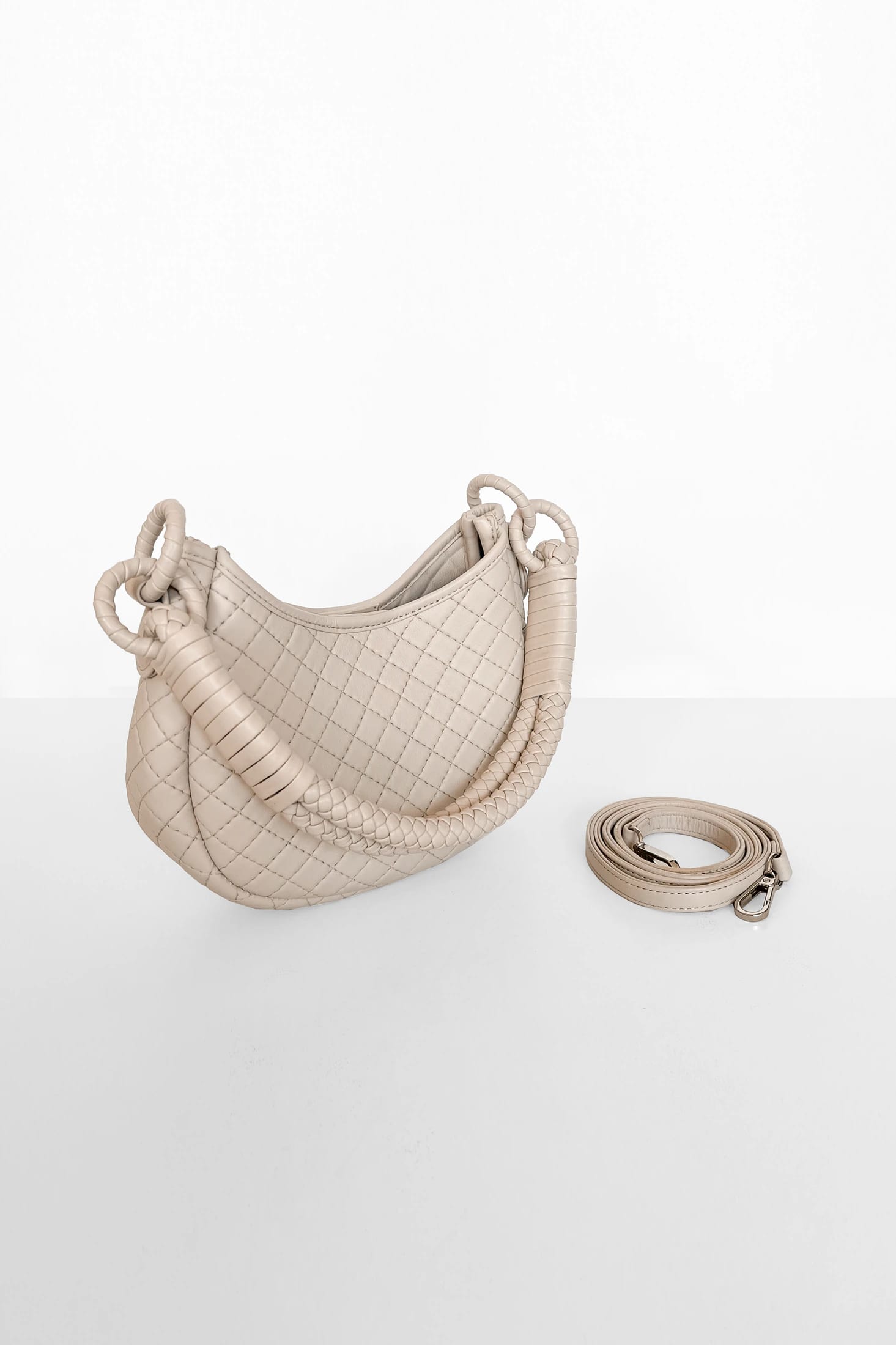 Saddle Mini, Shoulder Bag - Offwhite - imagen 6