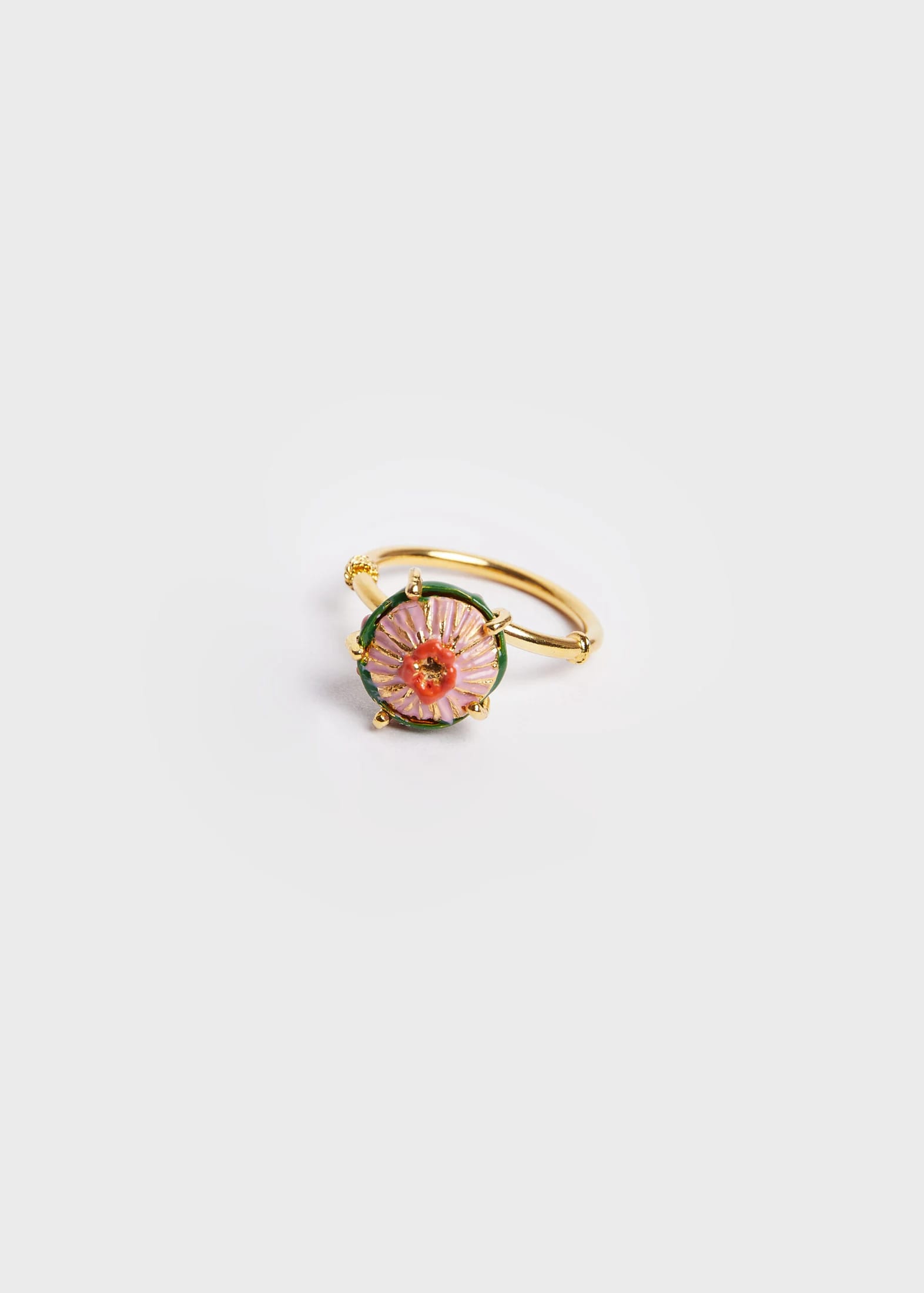 Anillo sombrerito mini verde lila - imagen 2