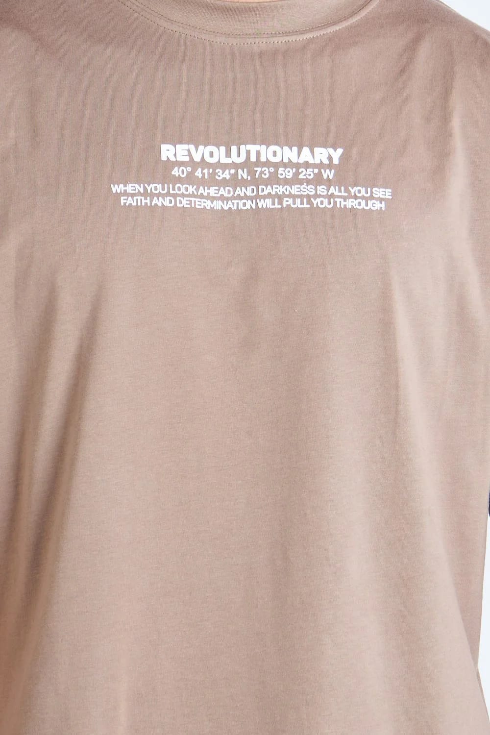 CAMISETA OVERSIZE CAQUI [DROP 0:0] - imagen 3