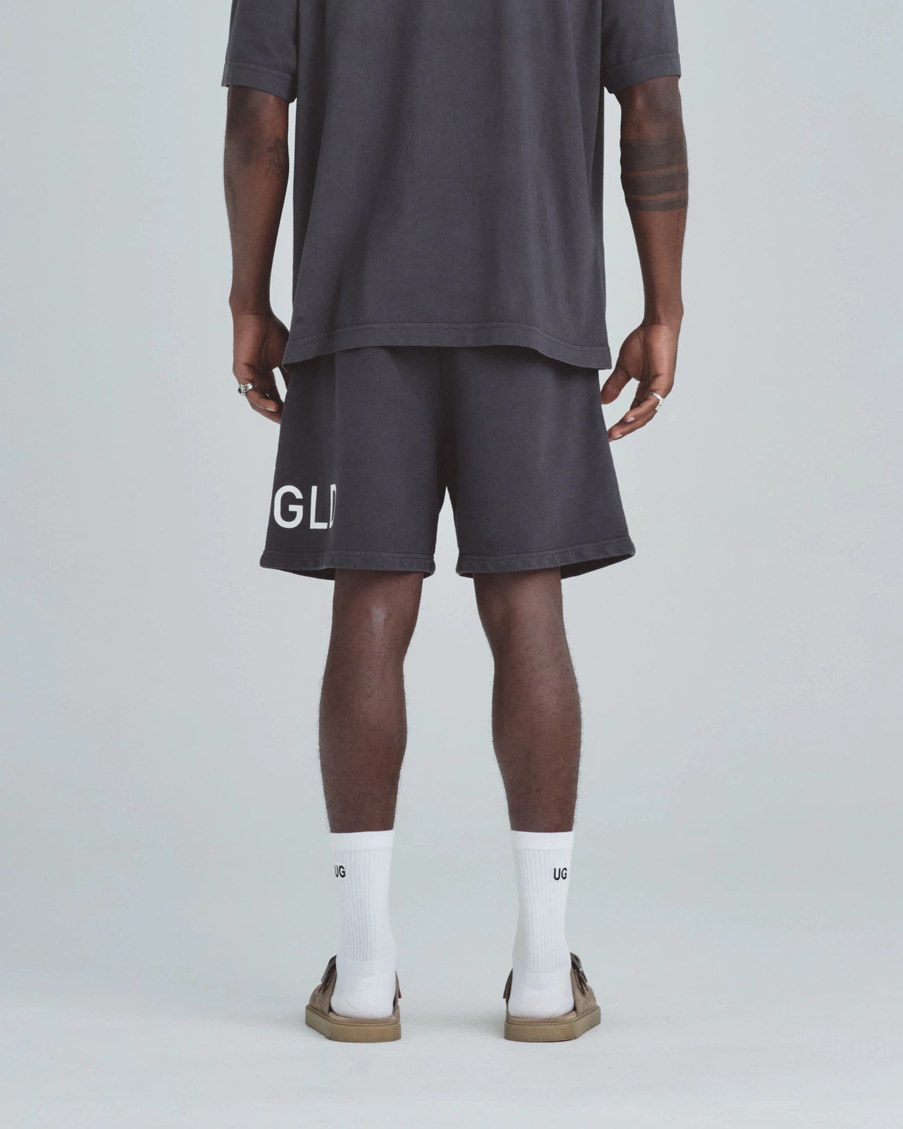 Line Basic Biased Shorts Dark Gray - imagen 7