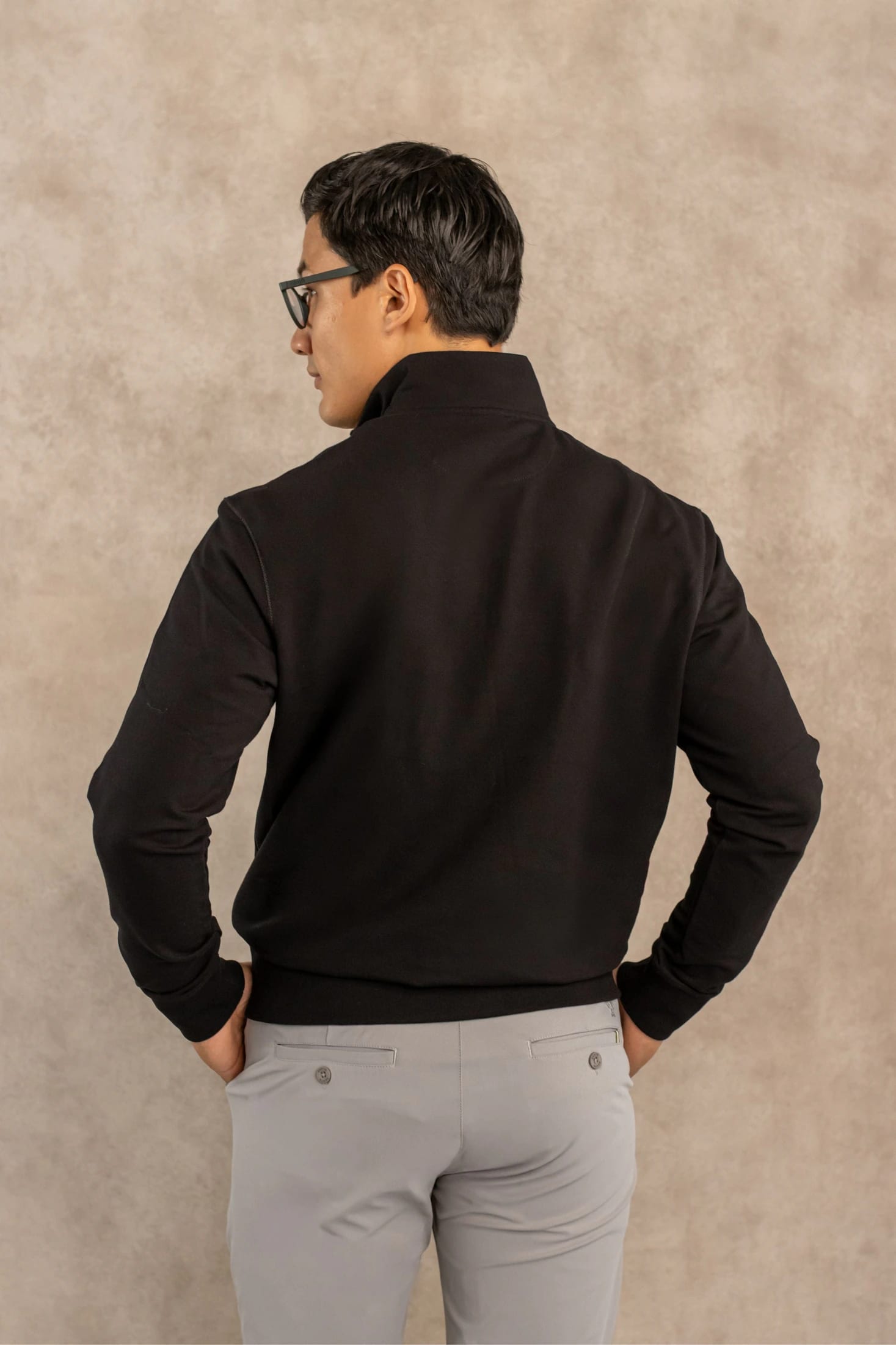 Halfzip Viana Antimanchas Negro - imagen 4
