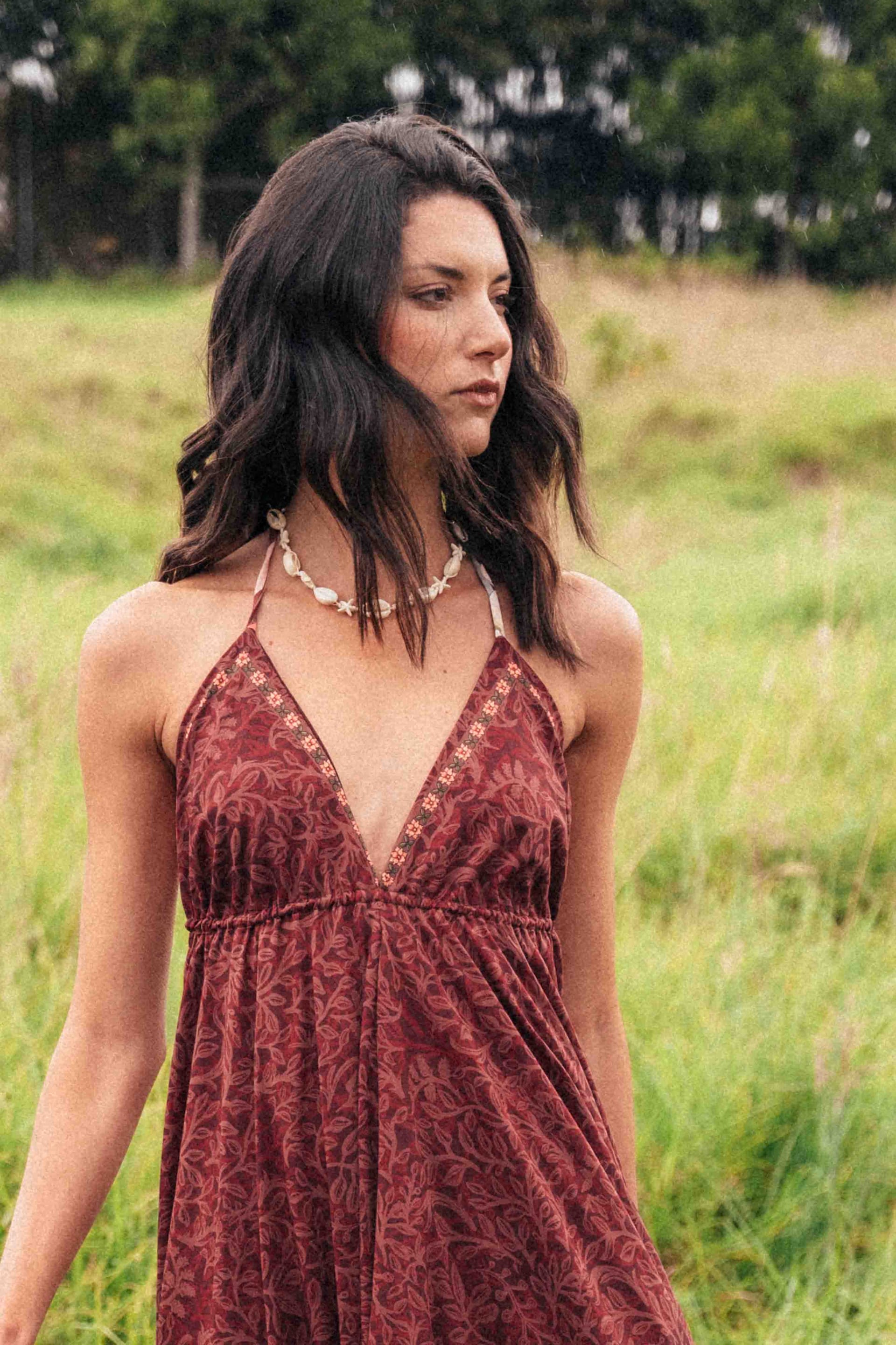 Vestido Largo Bohemia Tropical - imagen 3