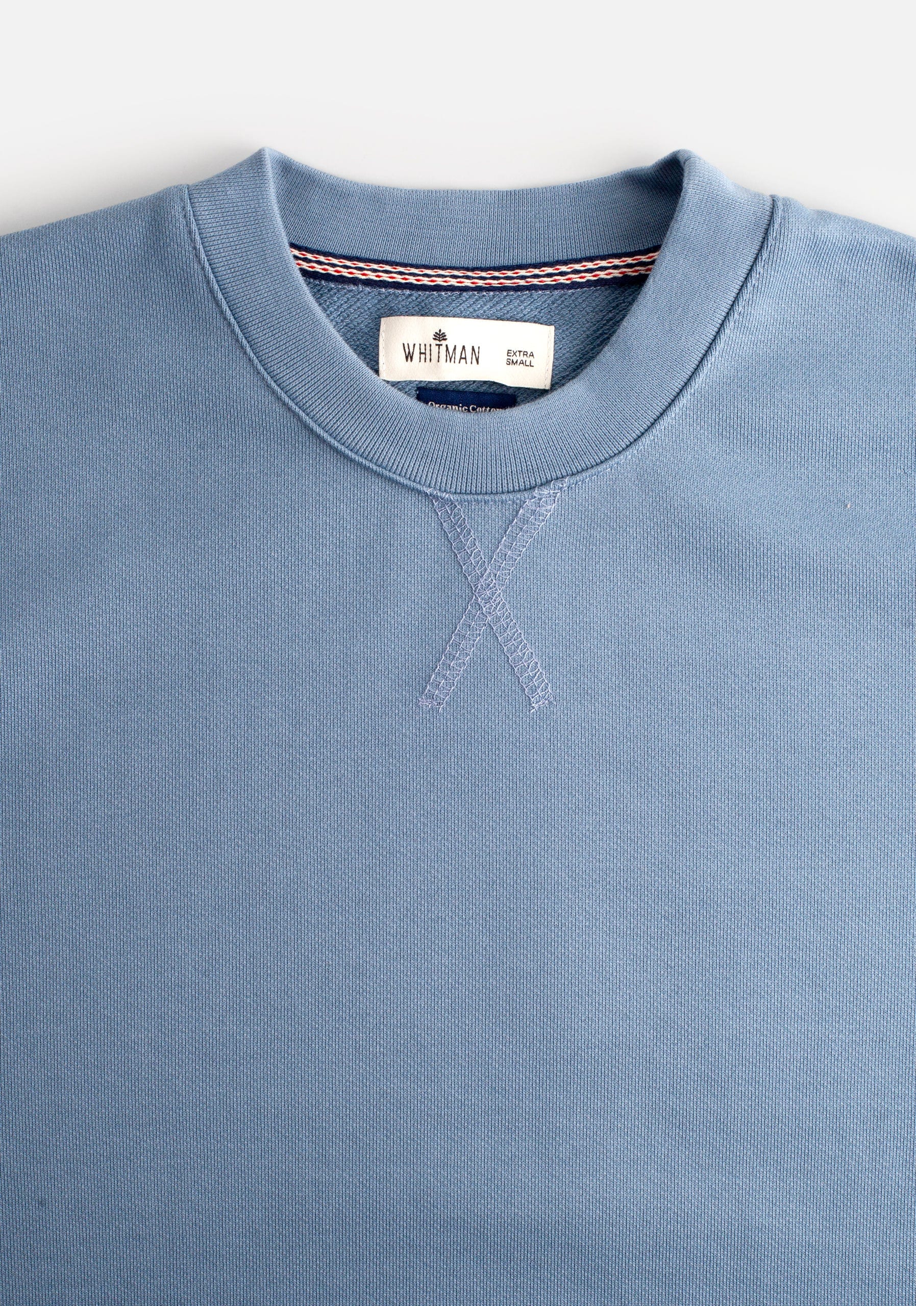 Buzo H Crew Neck Unicolor Azul Claro - imagen 3