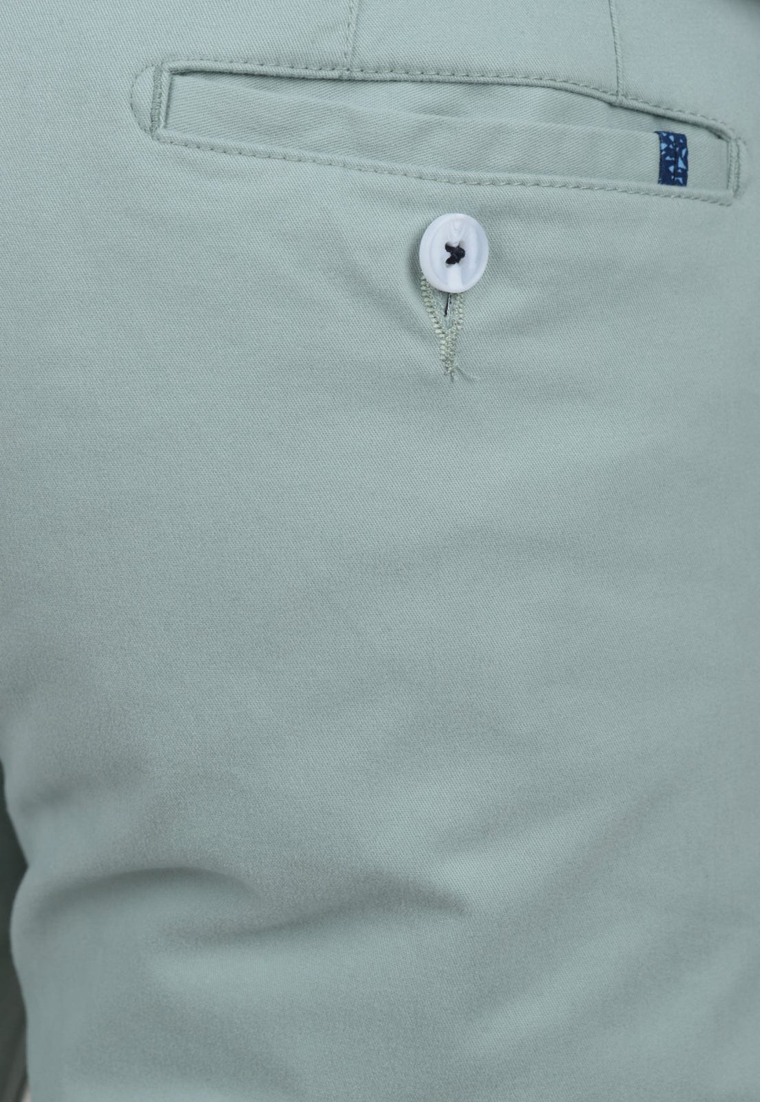 Pantalon dril menta con spandex - imagen 3