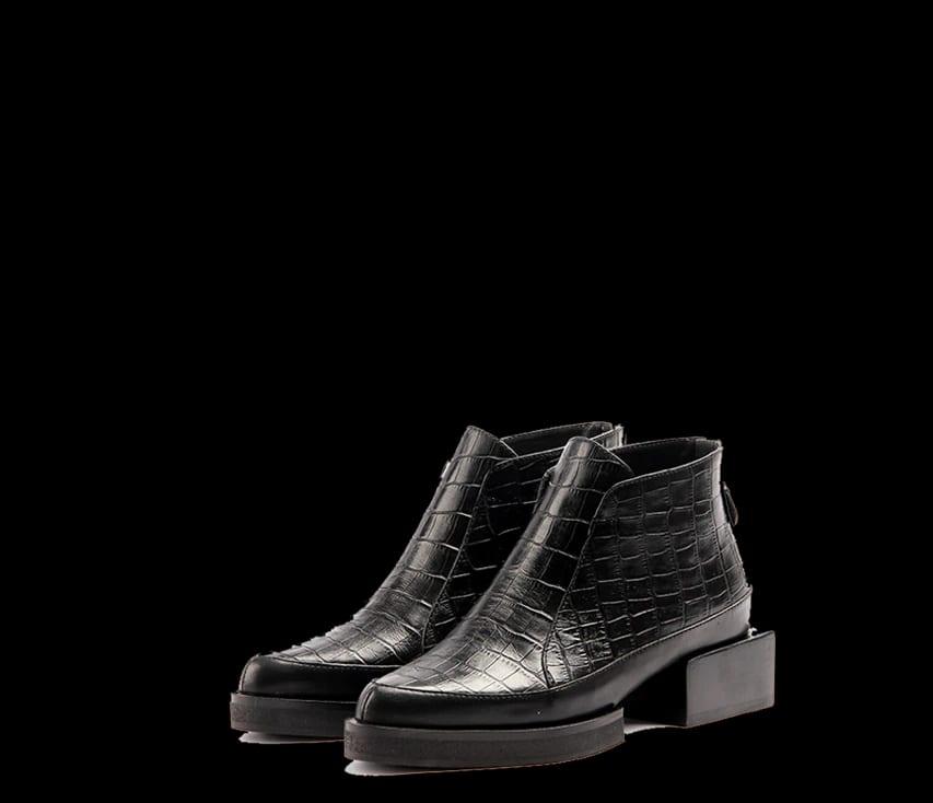 BEATRIZE BLACK CROCO - imagen 1