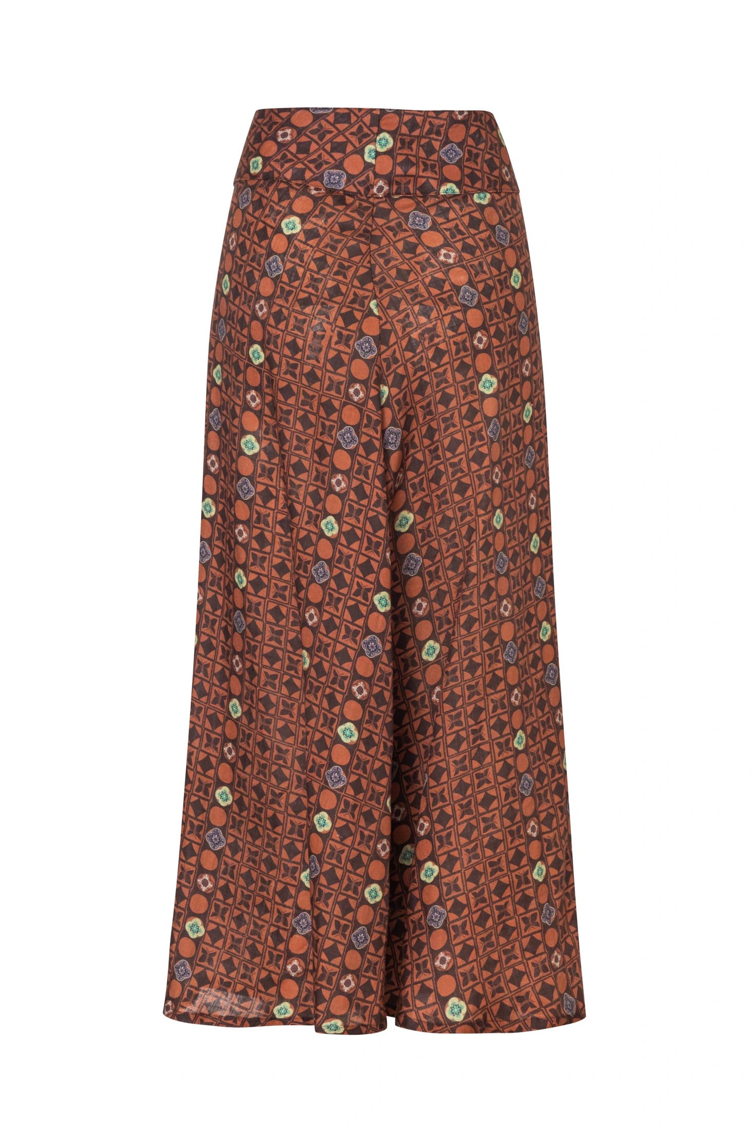 Agave Linen Skirt / Terracota Mosaic - imagen 4