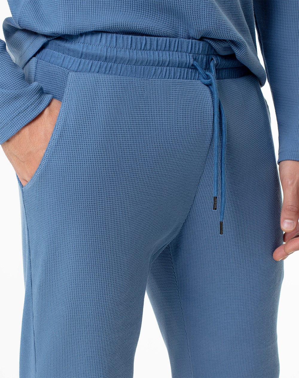 Pantalón de pijama algodón azul hombre - imagen 3