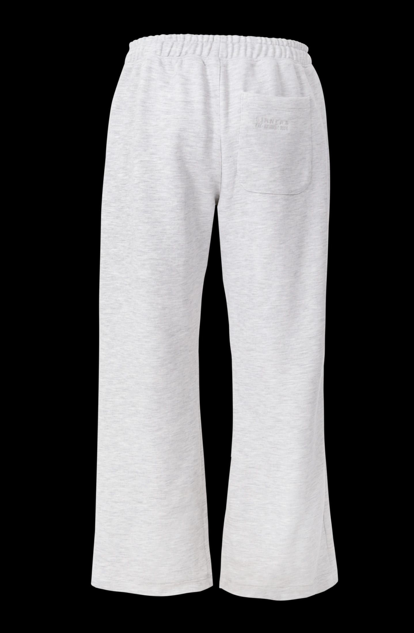 POLIZIA GRAY FLARED SWEATPANTS - imagen 6