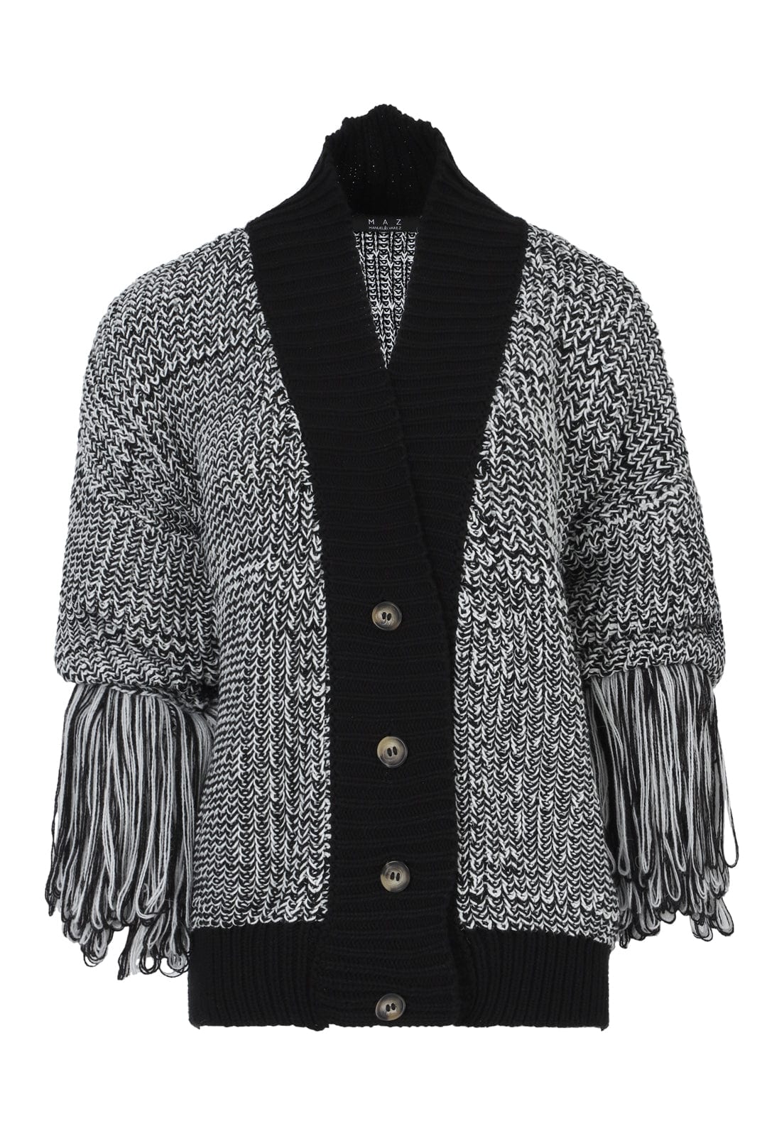 FRINGES MELANGE CARDIGAN - imagen 1