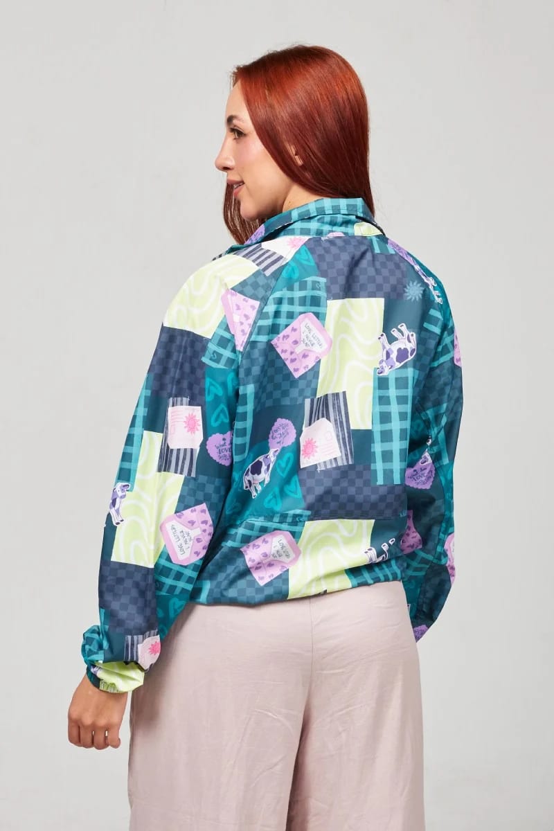 Chaqueta Rompevientos Verde Ensueños - imagen 11