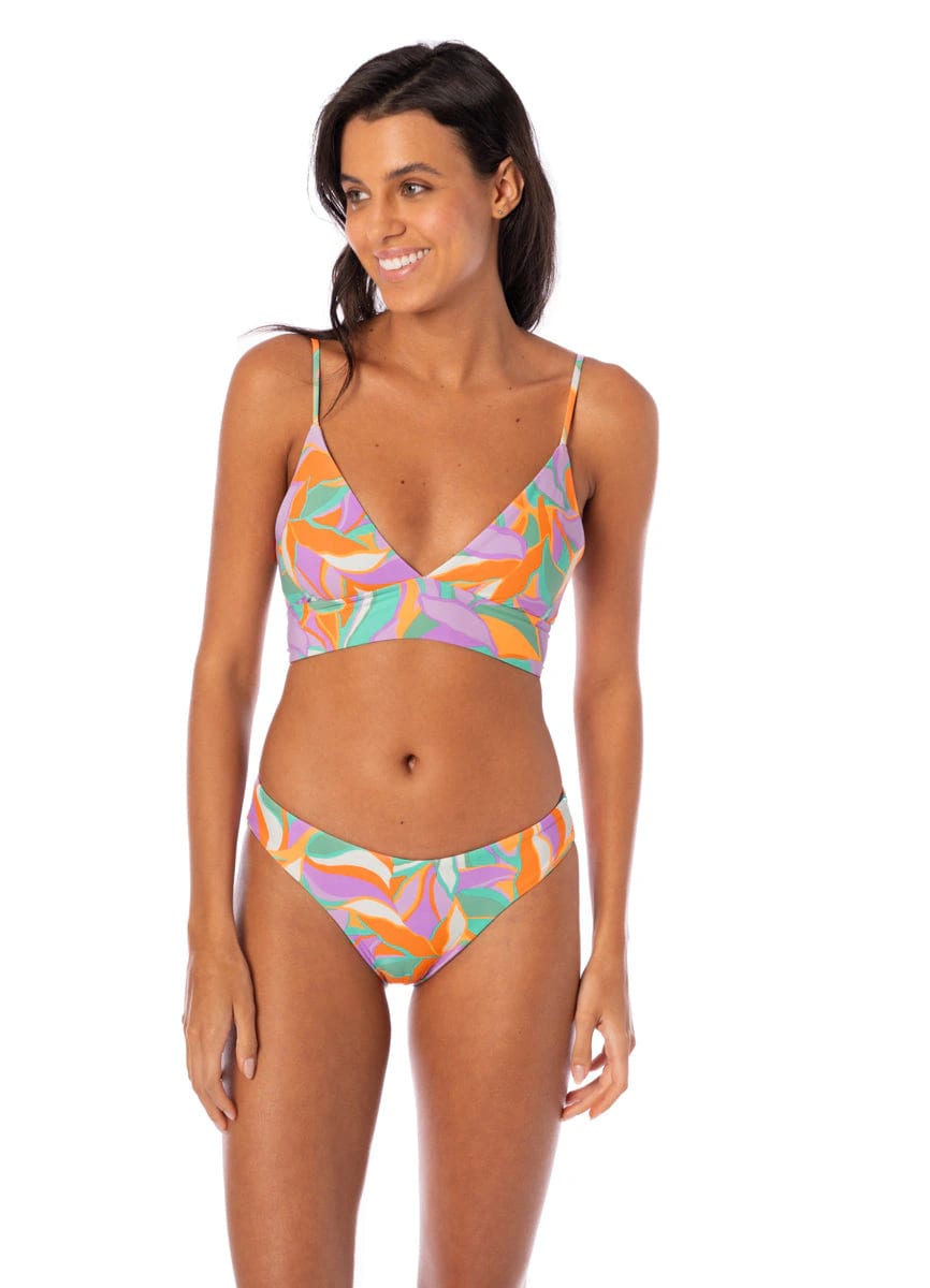 Maaji Urban Oasis Holly Long Line Triangle Bikini Top - imagen 1