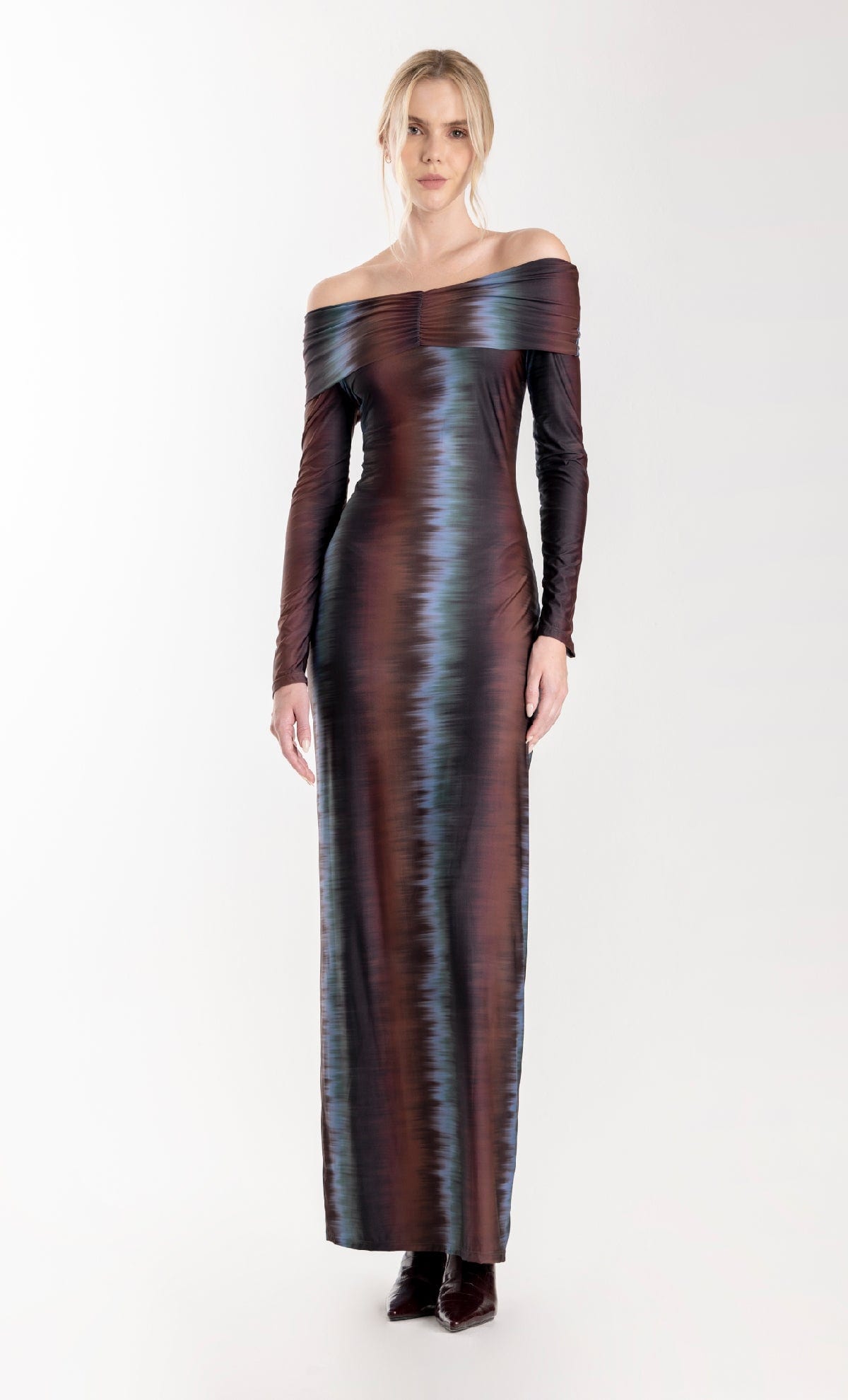 Vestido midi para mujer Centella Stripes - imagen 2