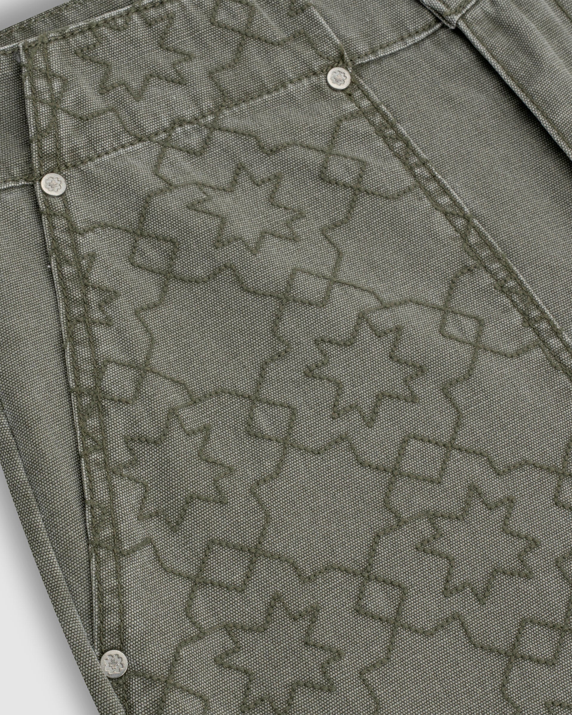 Wide Fit Chore Pants - Verde Oliva - imagen 5