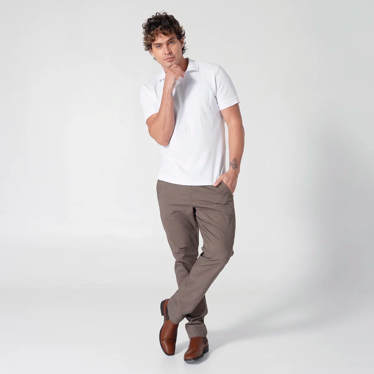 Camiseta Polo Slim Sombra - imagen 2