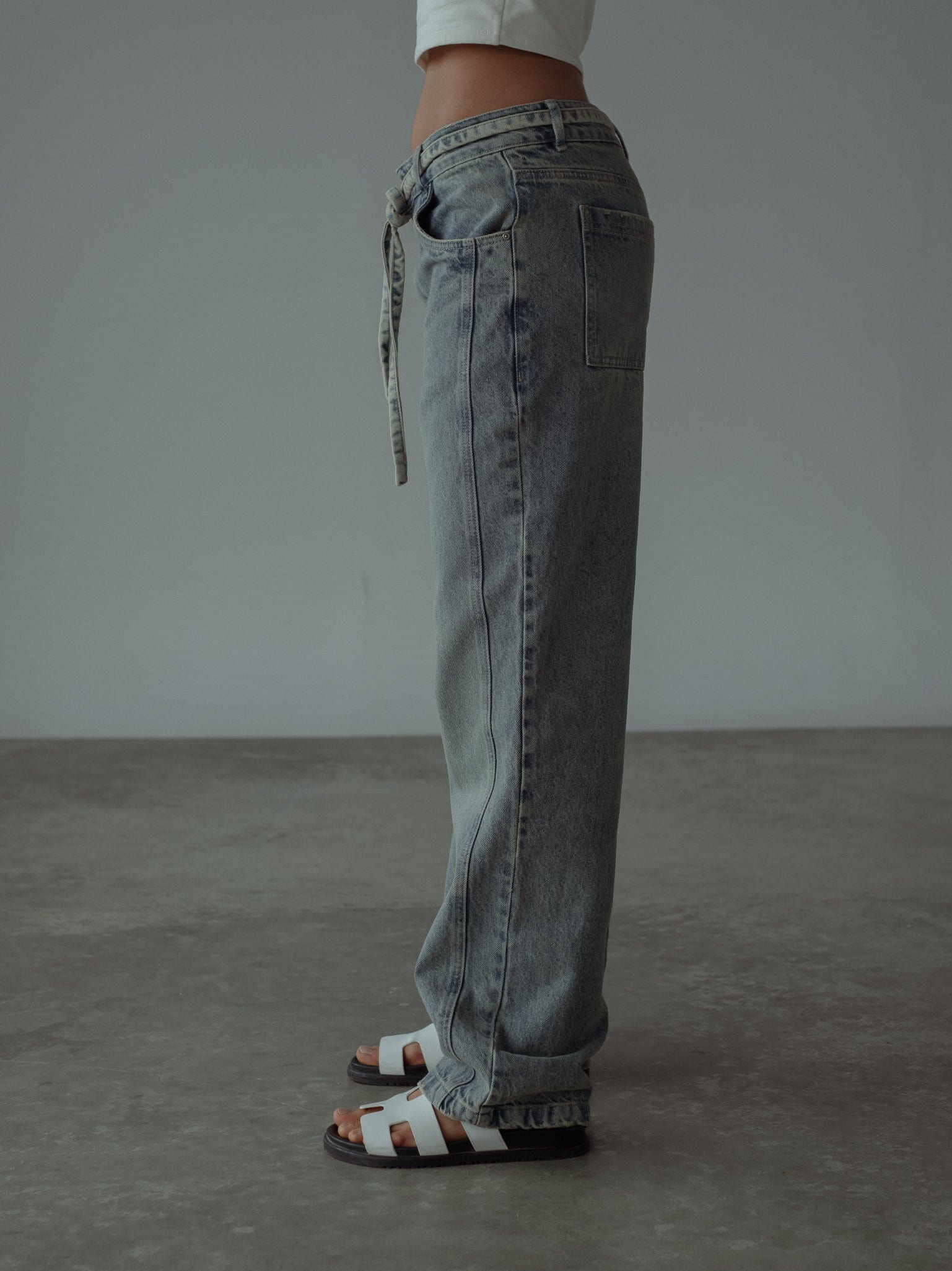 LOOSE CORD JEAN - DIRTY WASH CLEAR BLUE - imagen 10