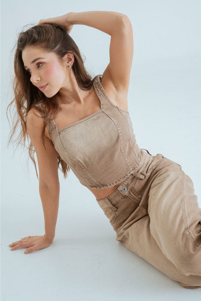 Top Cocoa Denim - imagen 1