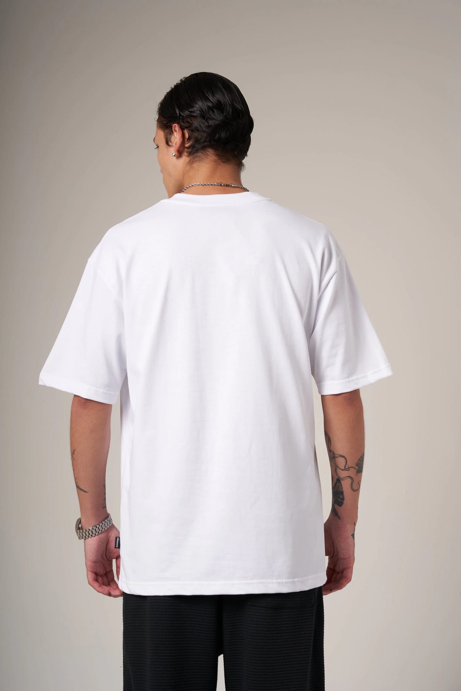 CAMISETA 250 GRAMOS, 100% ALGODÓN BLANCA 14384 - imagen 3