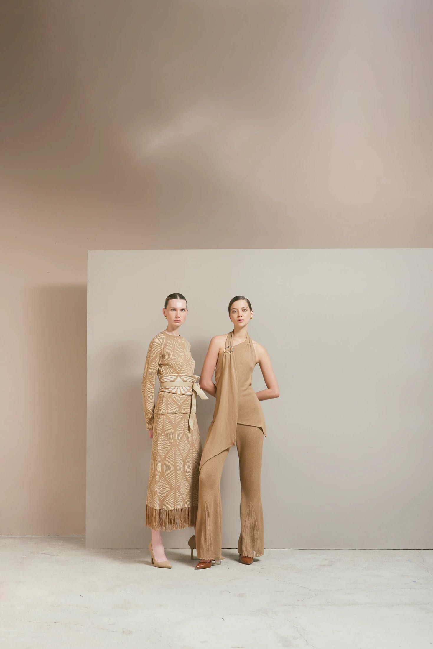 Falda Atenea Camel-Dorado - imagen 3