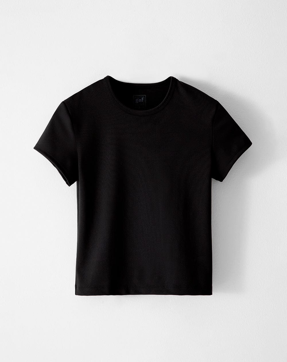 Camiseta deportiva secado rápido negra mujer - imagen 6