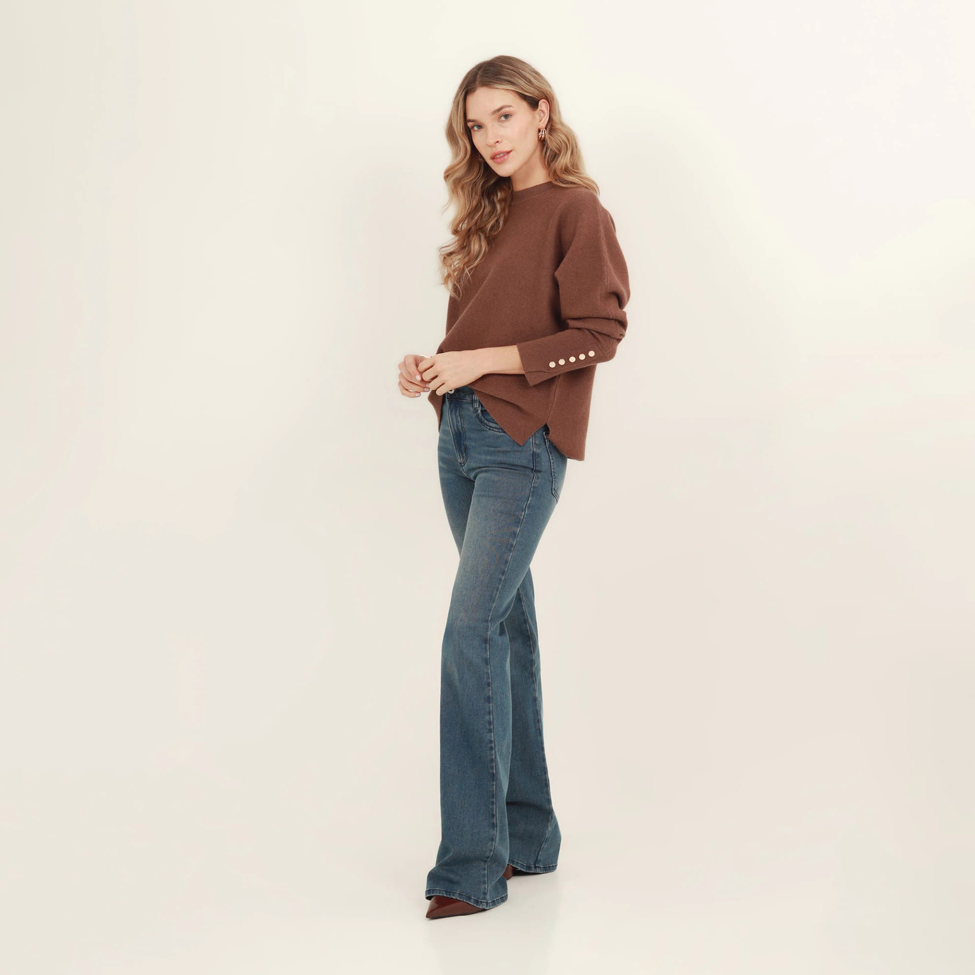 Jean Muse tiro bota flare - imagen 1